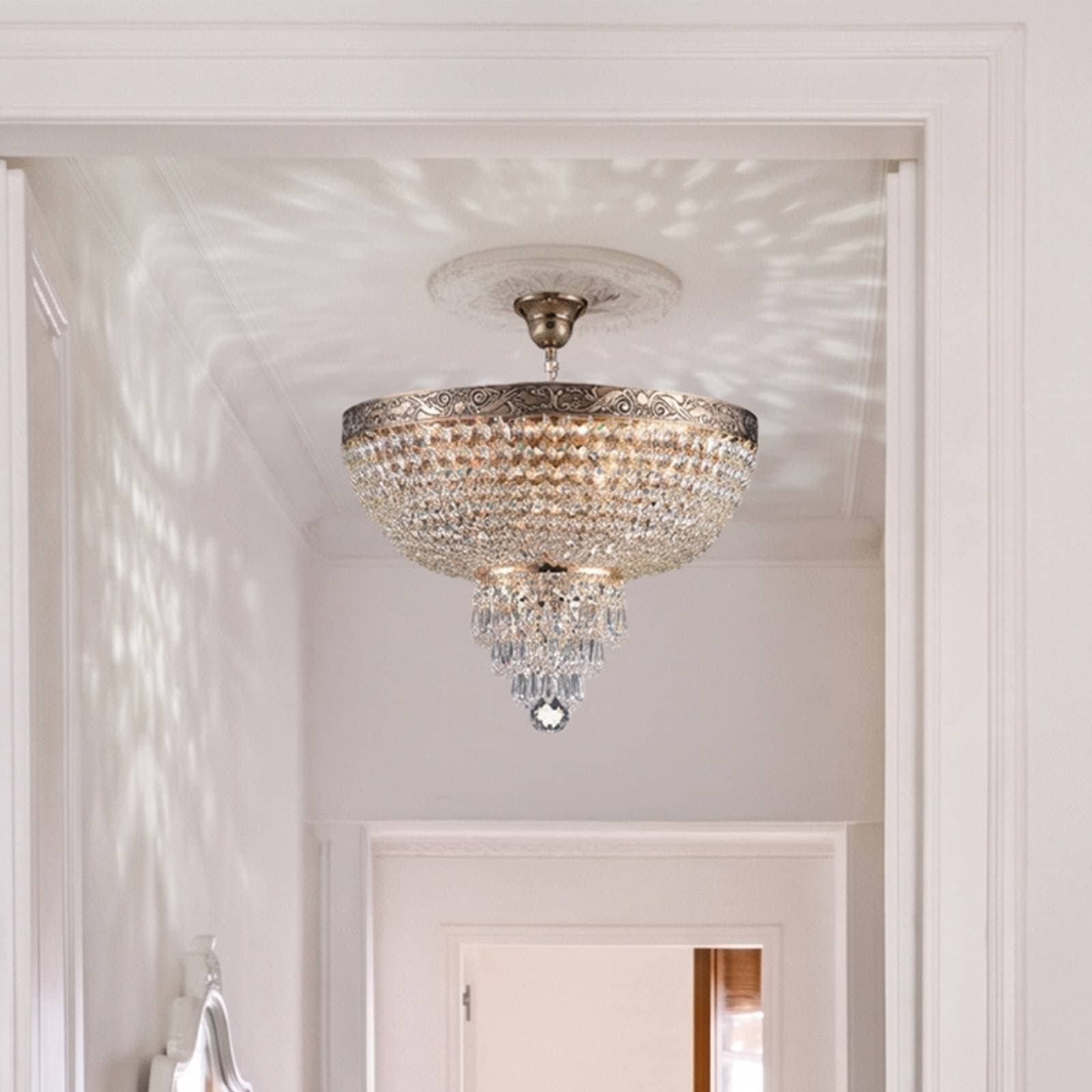 Maytoni Palace luster s krištáľovým tienidlom