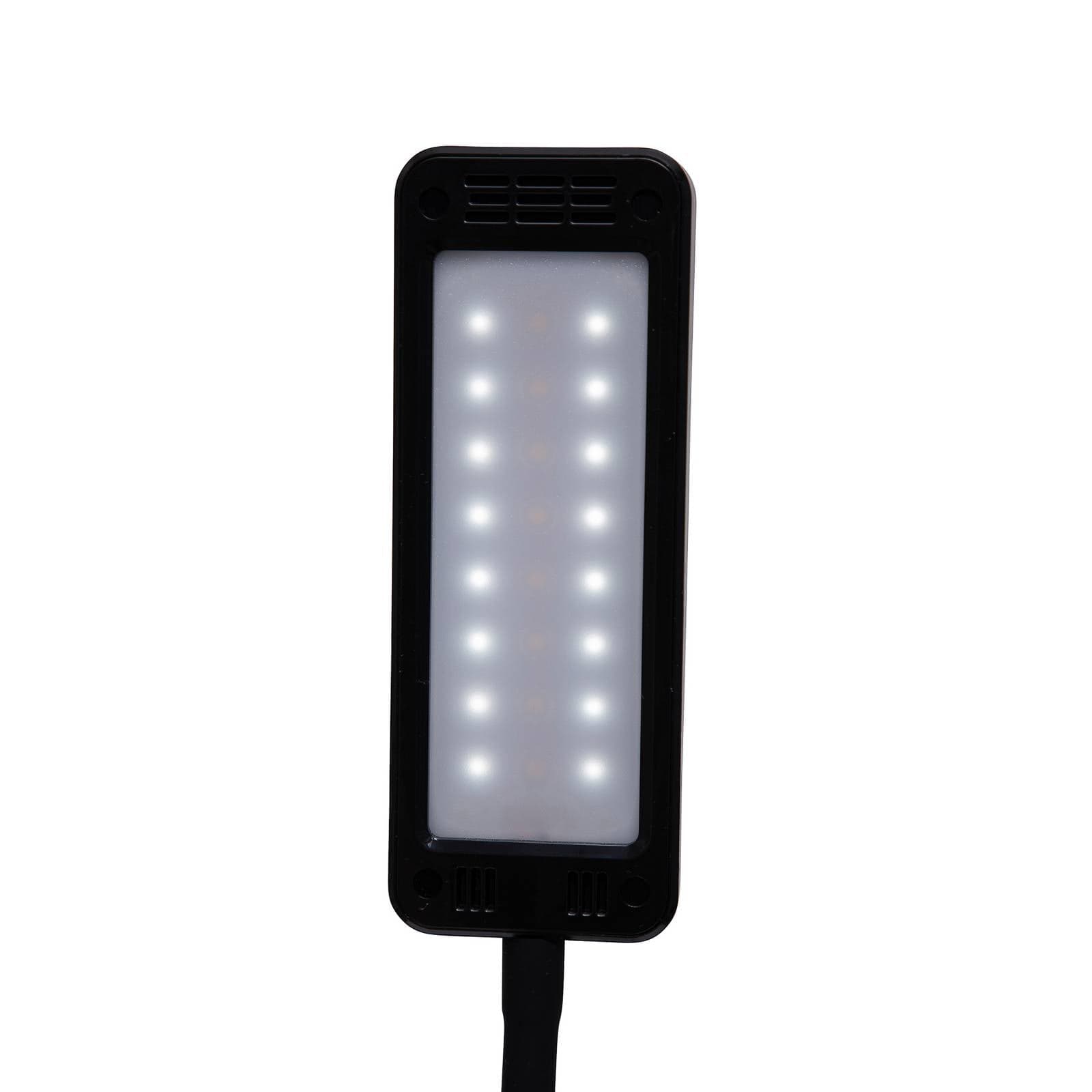 LED stolná lampa MAULpearly, čierna, 38 cm, stmievateľné, CCT