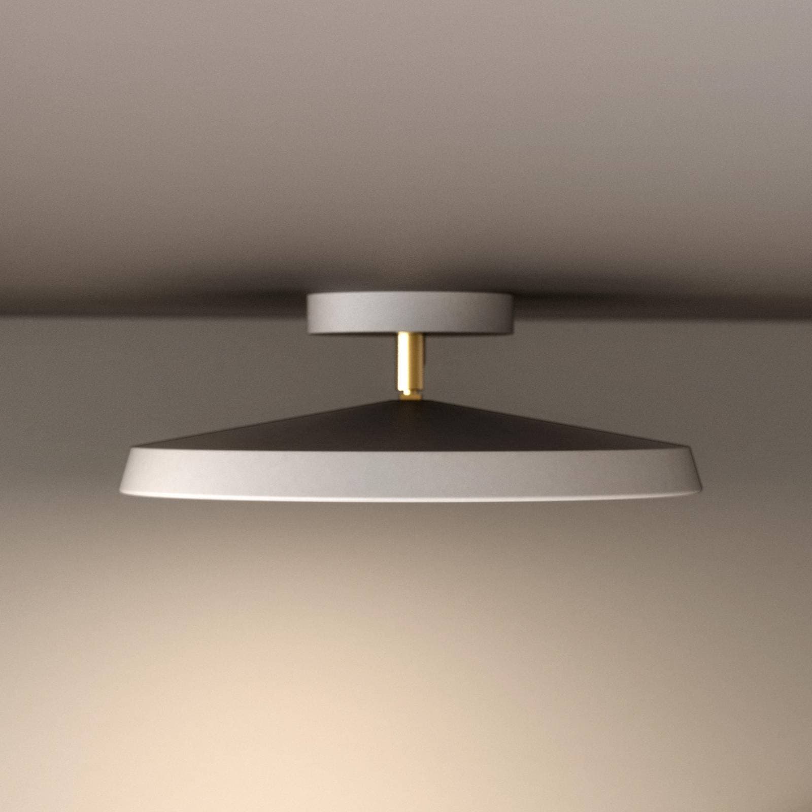 LED stropné svietidlo Kaito 2 Pro, Ø 30 cm, biele, rozstupy