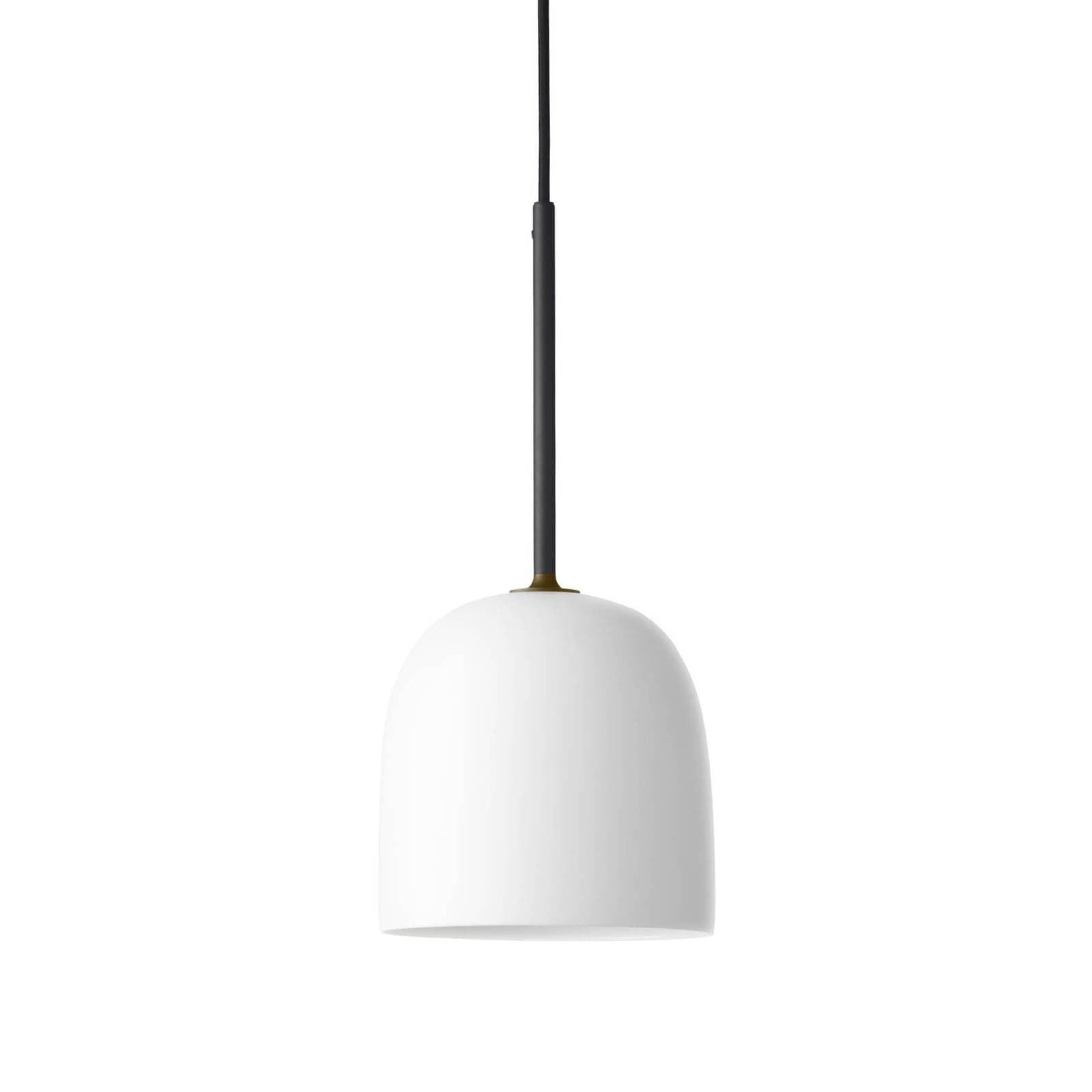 GUBI Howard závesná lampa Ø 16 cm, gunmetal/biela