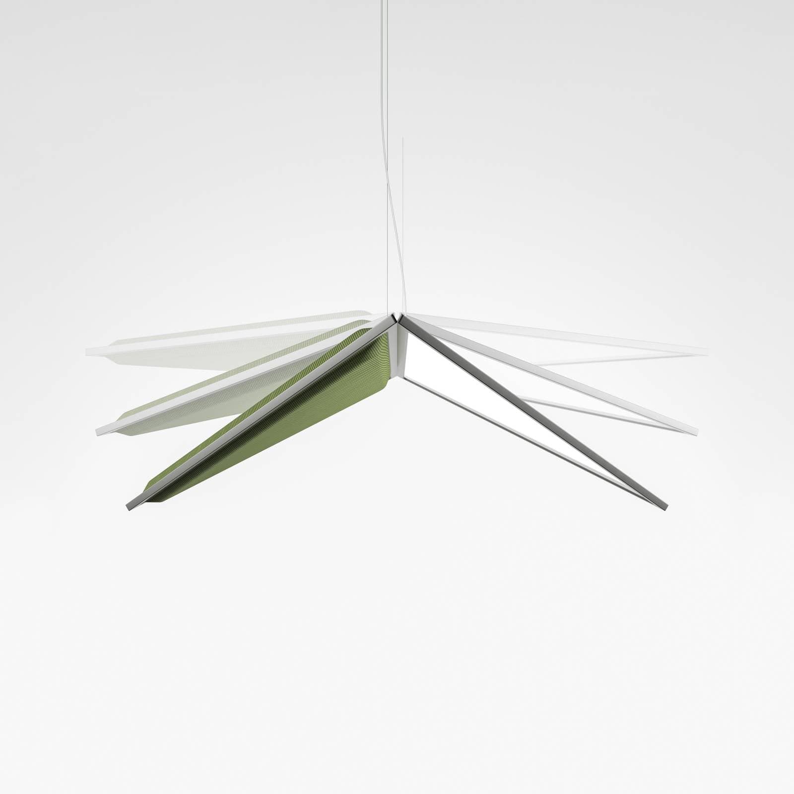 Artemide Flexia LED závesné svietidlo, zelená