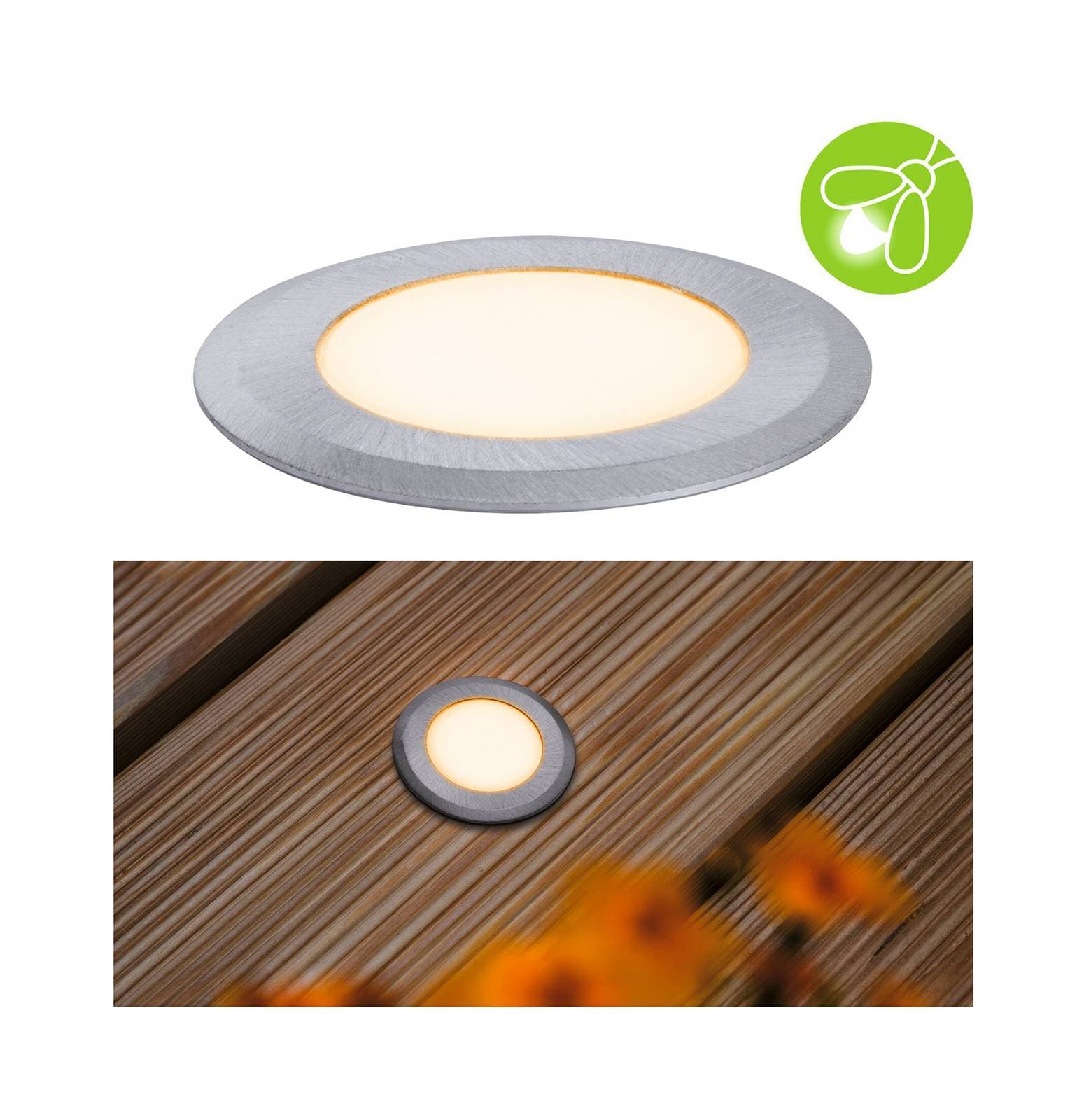 Paulmann Goldlicht LED nájazdové svietidlá Ø 5 cm