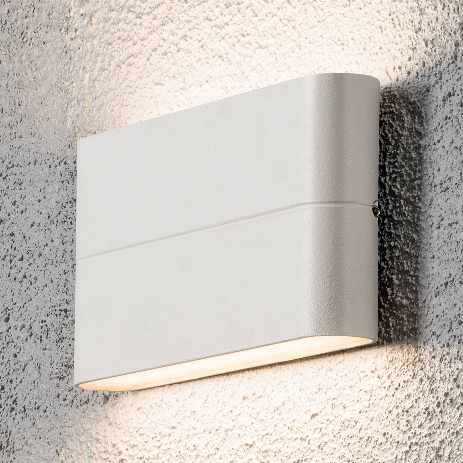 Vonkajšie nástenné LED Chieri 17 cm biele