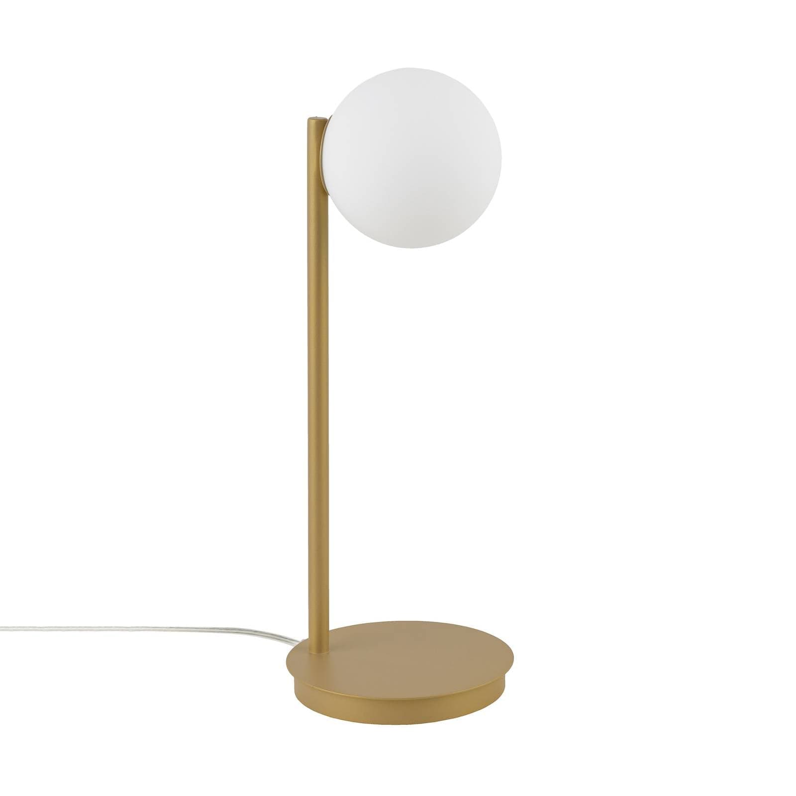 Stolová lampa Gama, zlatá