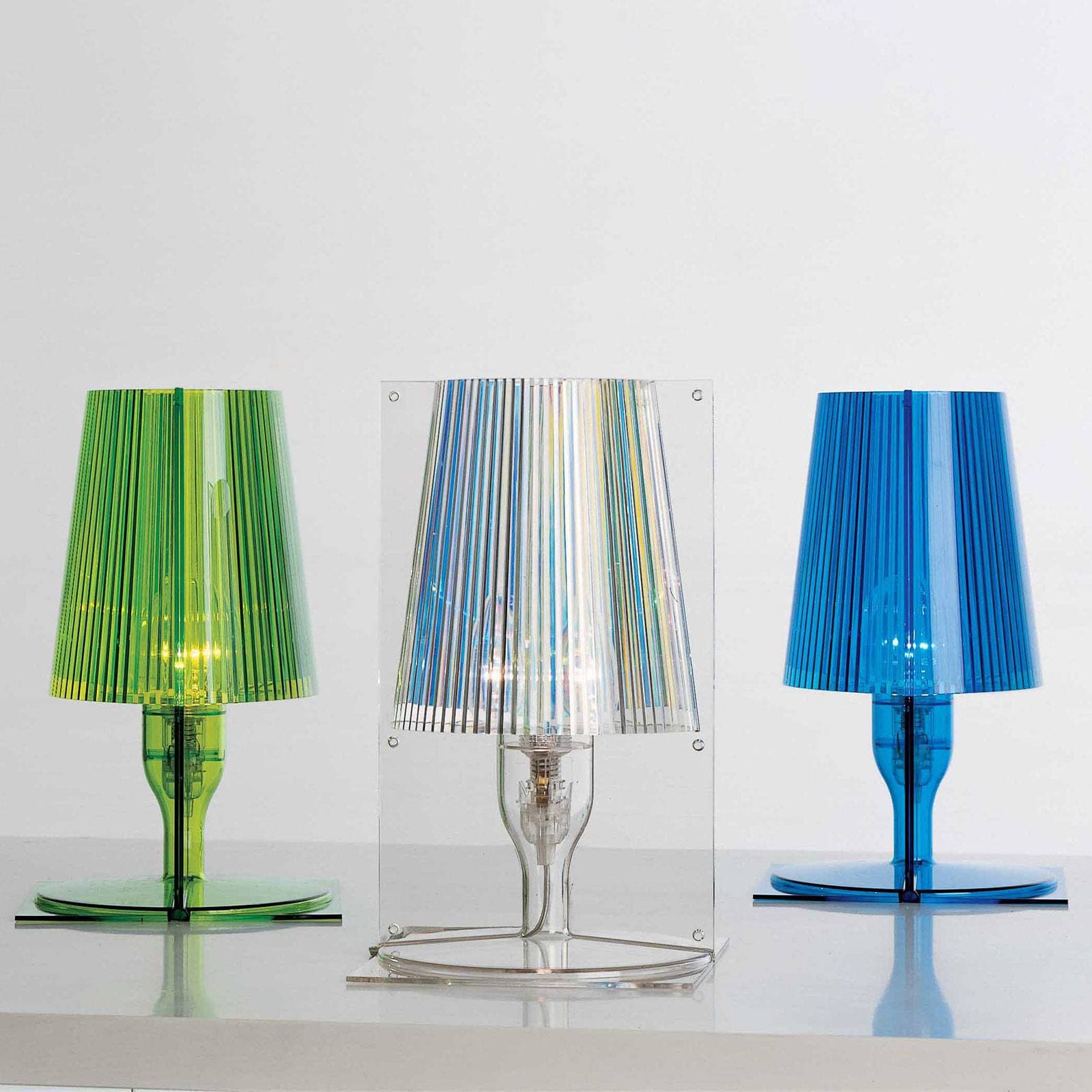 Kartell Take stolná lampa, olivovozelená