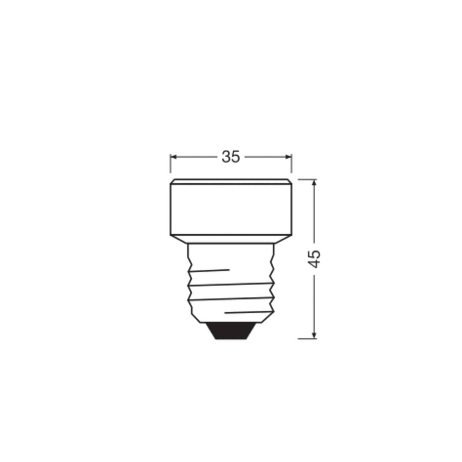 OSRAM LED žiarovka Star Flat E27 3,5 W 2700K vymeniteľný krúžok.