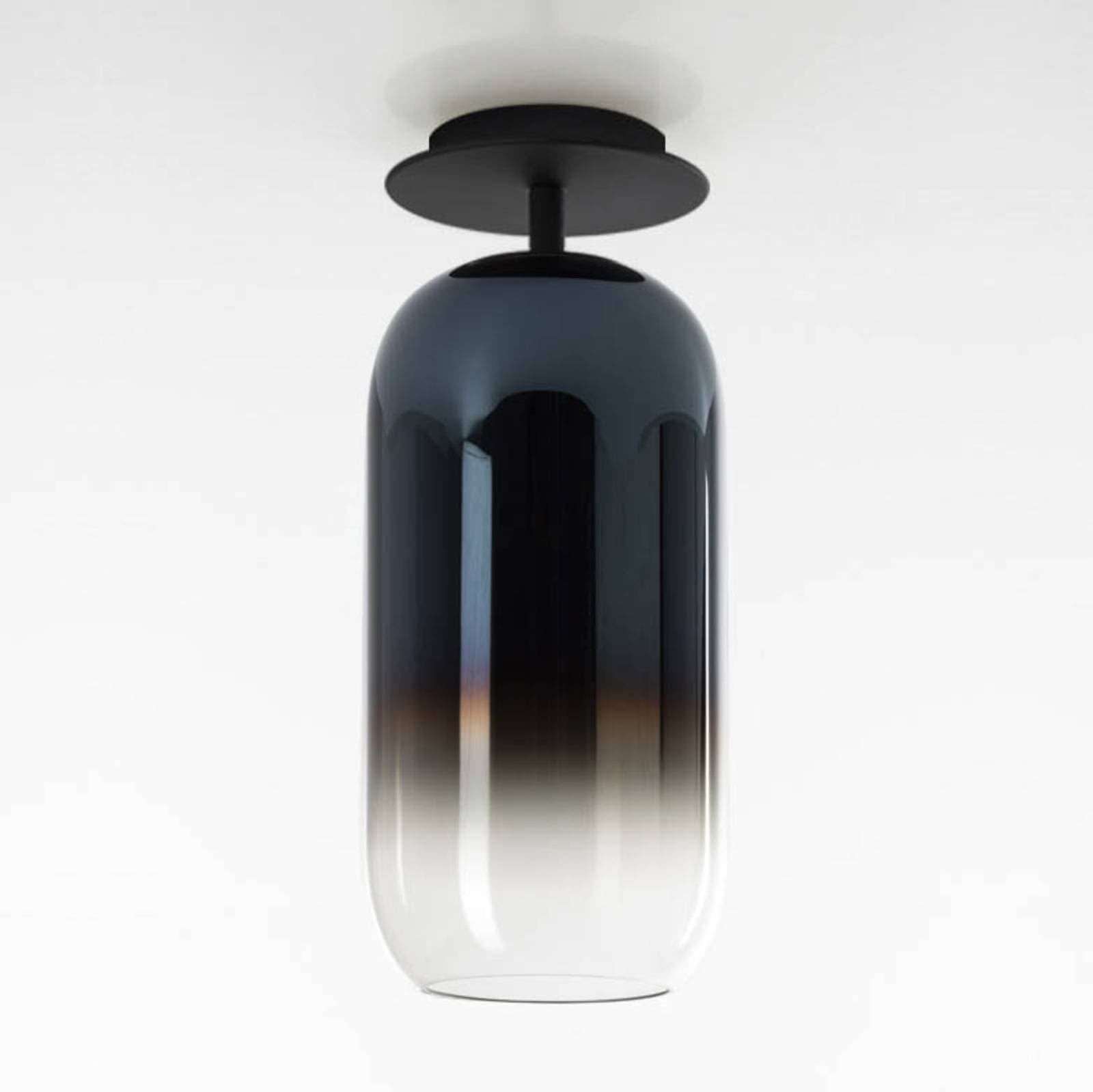 Artemide Gople stropné svietidlo, modrá/čierna