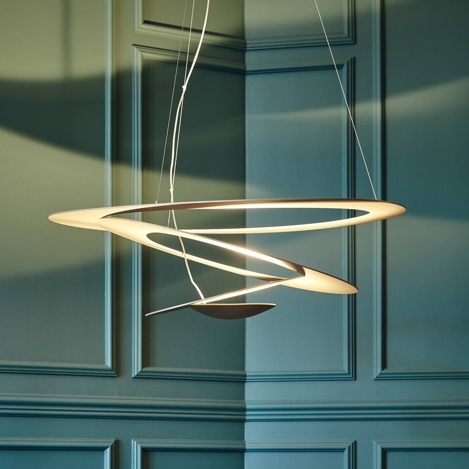 Artemide Pirce Micro LED svietidlo zlatá 3 000 K