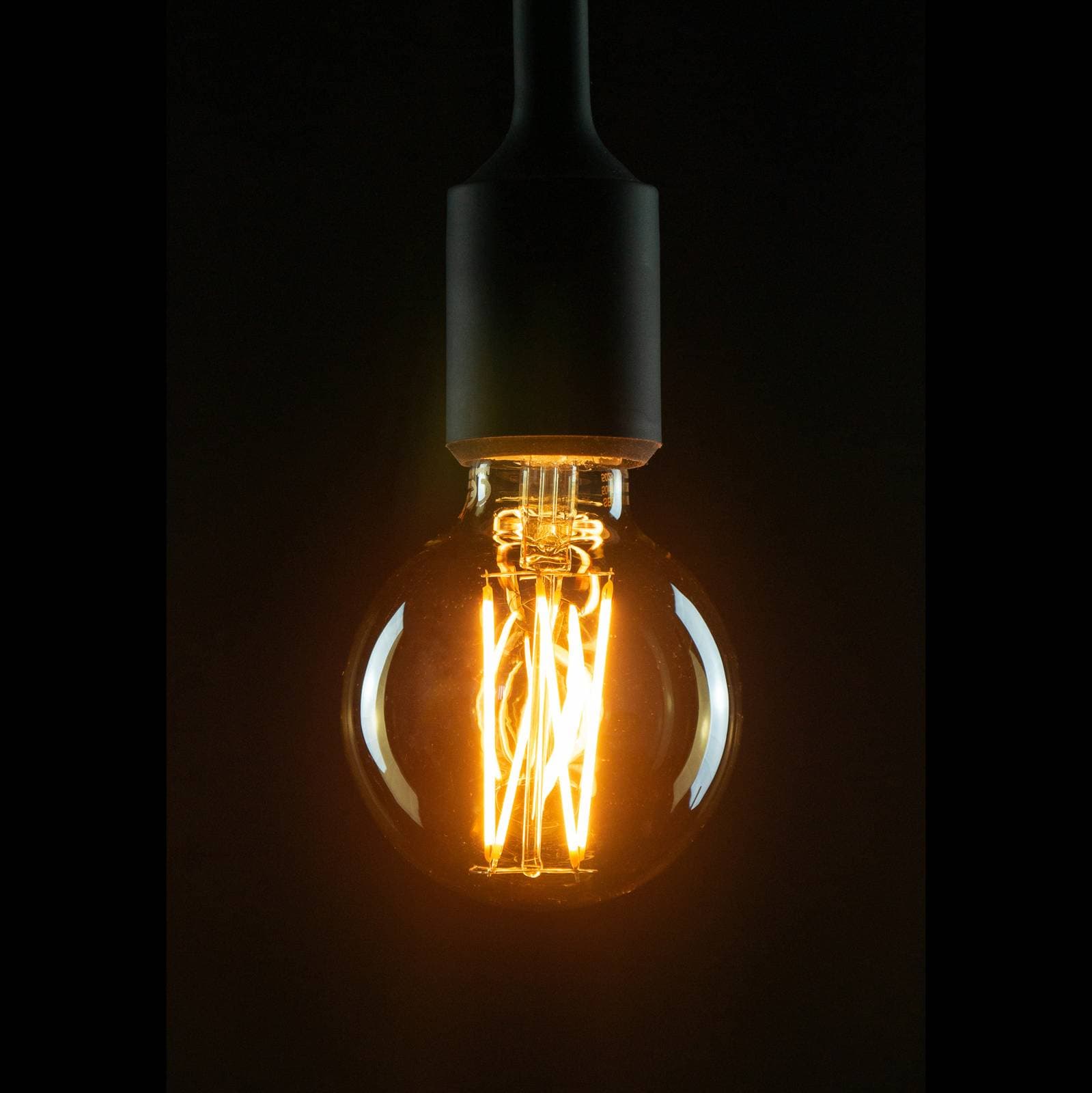 SEGULA LED žiarovka E27 G80 5W 2 200K zlatá stmievateľná