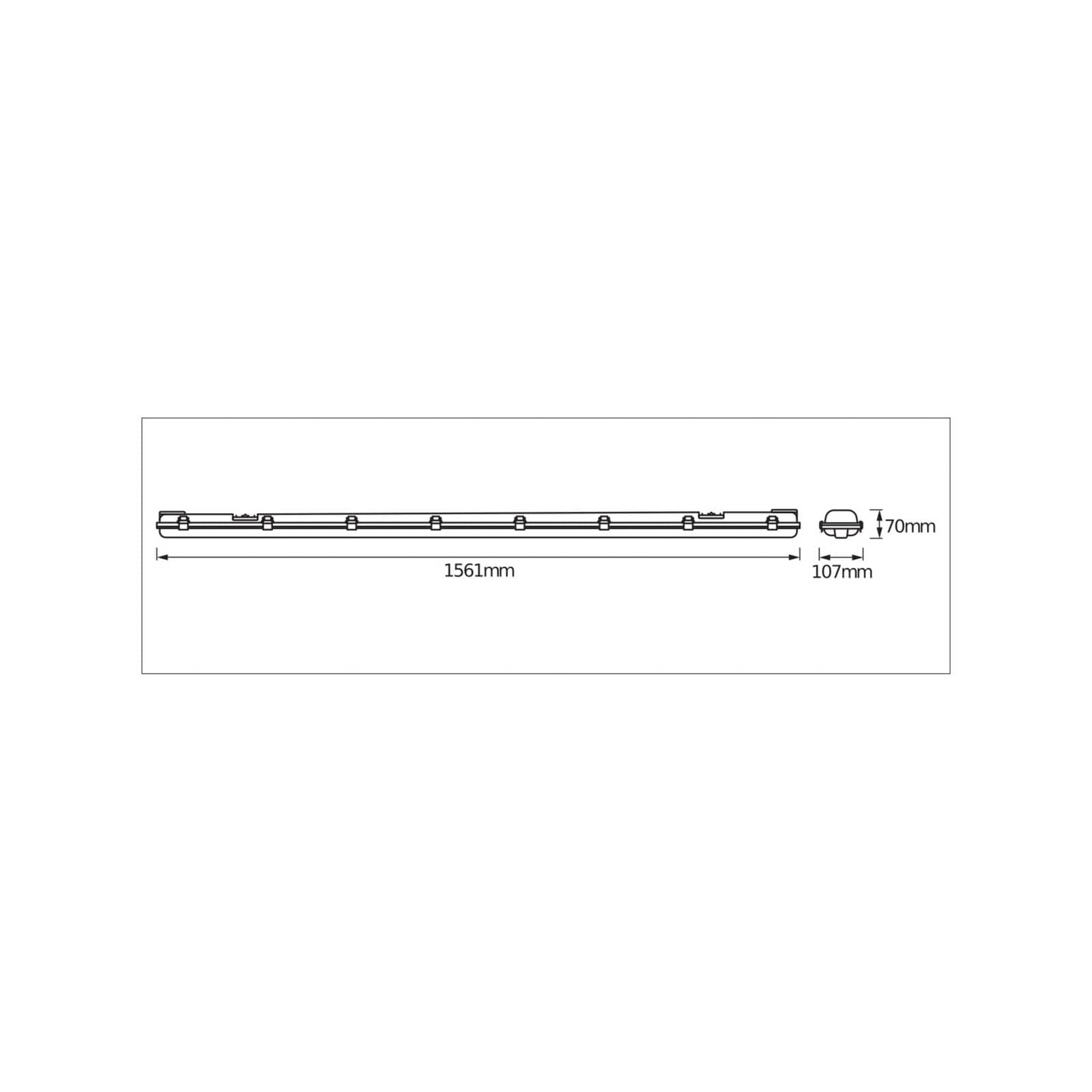 OSRAM žiarovka do vlhkých priestorov SUBMARINE 156 cm 2 x 19 W G13-LED IP65