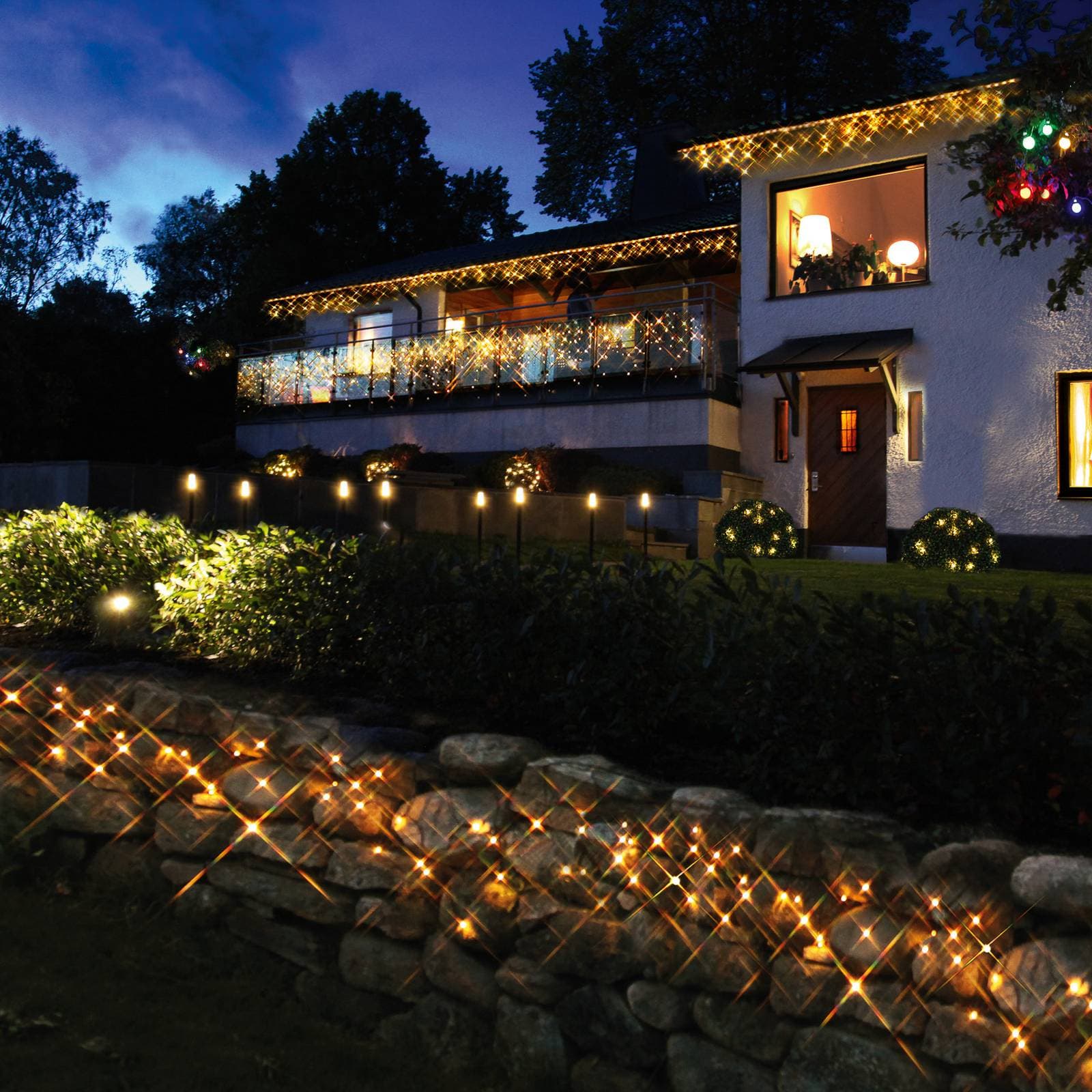 Systém 24 – rozširujúca reťaz LED cencúľ, 2 x 1 m