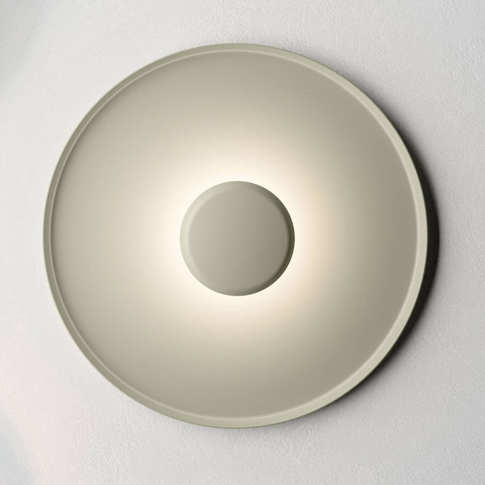 Vibia Top LED nástenné svetlo Ø 60 cm zelené L1