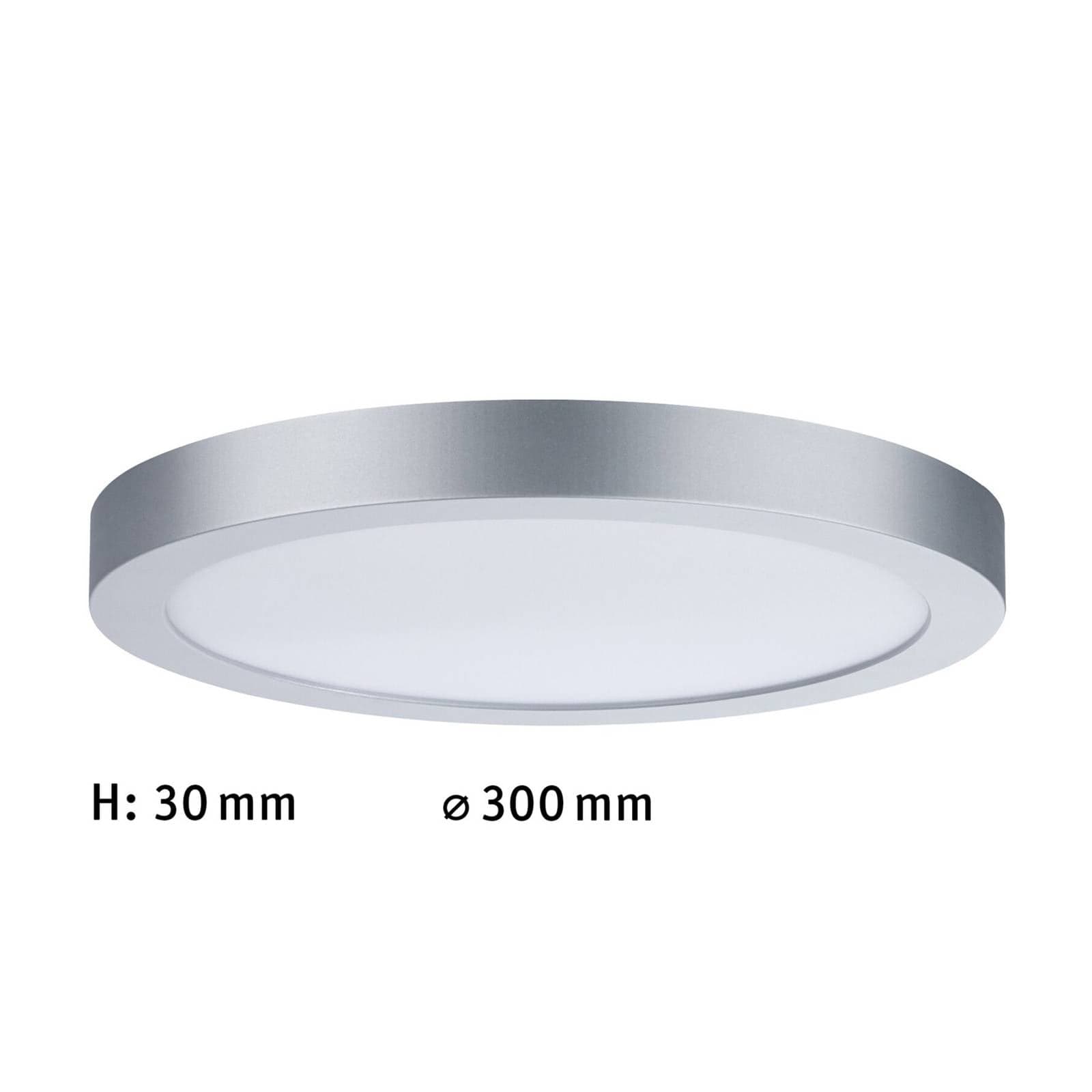 Paulmann Abia LED panel Ø 30 cm 4 000 K chróm