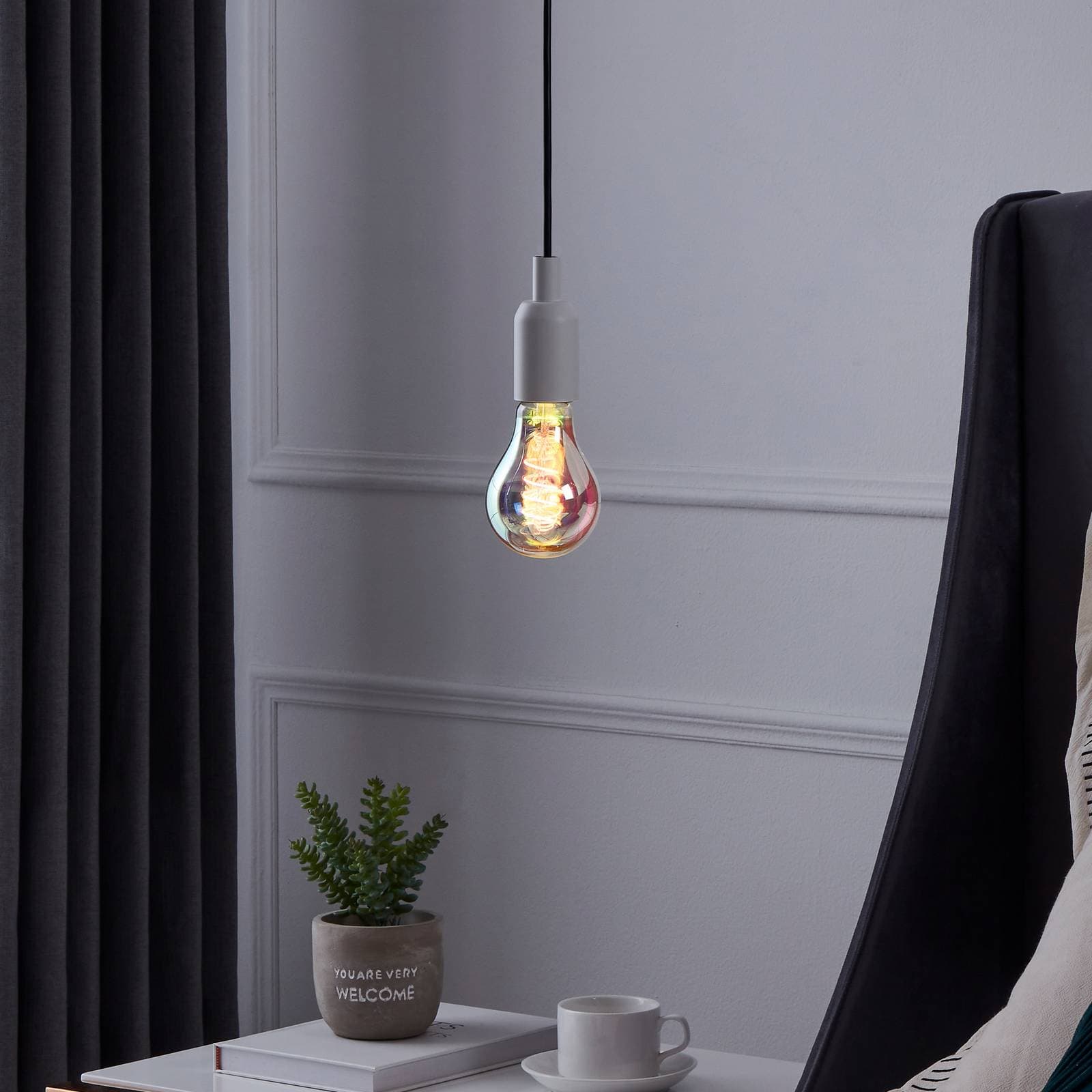 LED žiarovka E27 4W A75 2000K Filament iridescent dim
