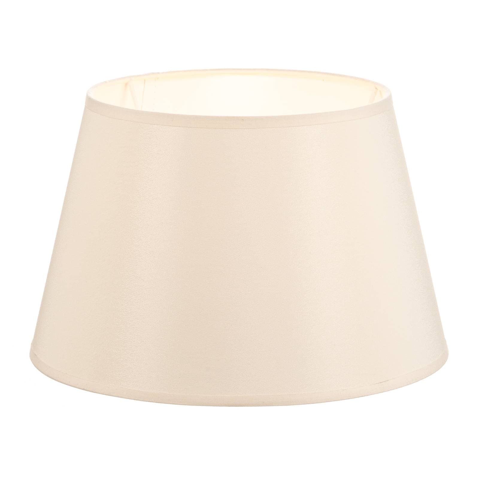 Tienidlo na lampu Cone výška 18 cm, chintz ecru/biela