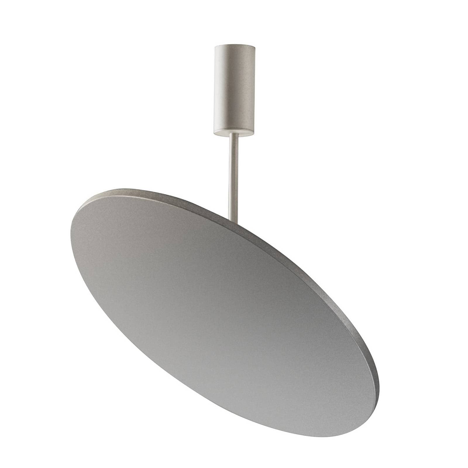 OLEV stropné LED svetlo FLUENTIS, titán, Ø 54 cm kov 2.700 K
