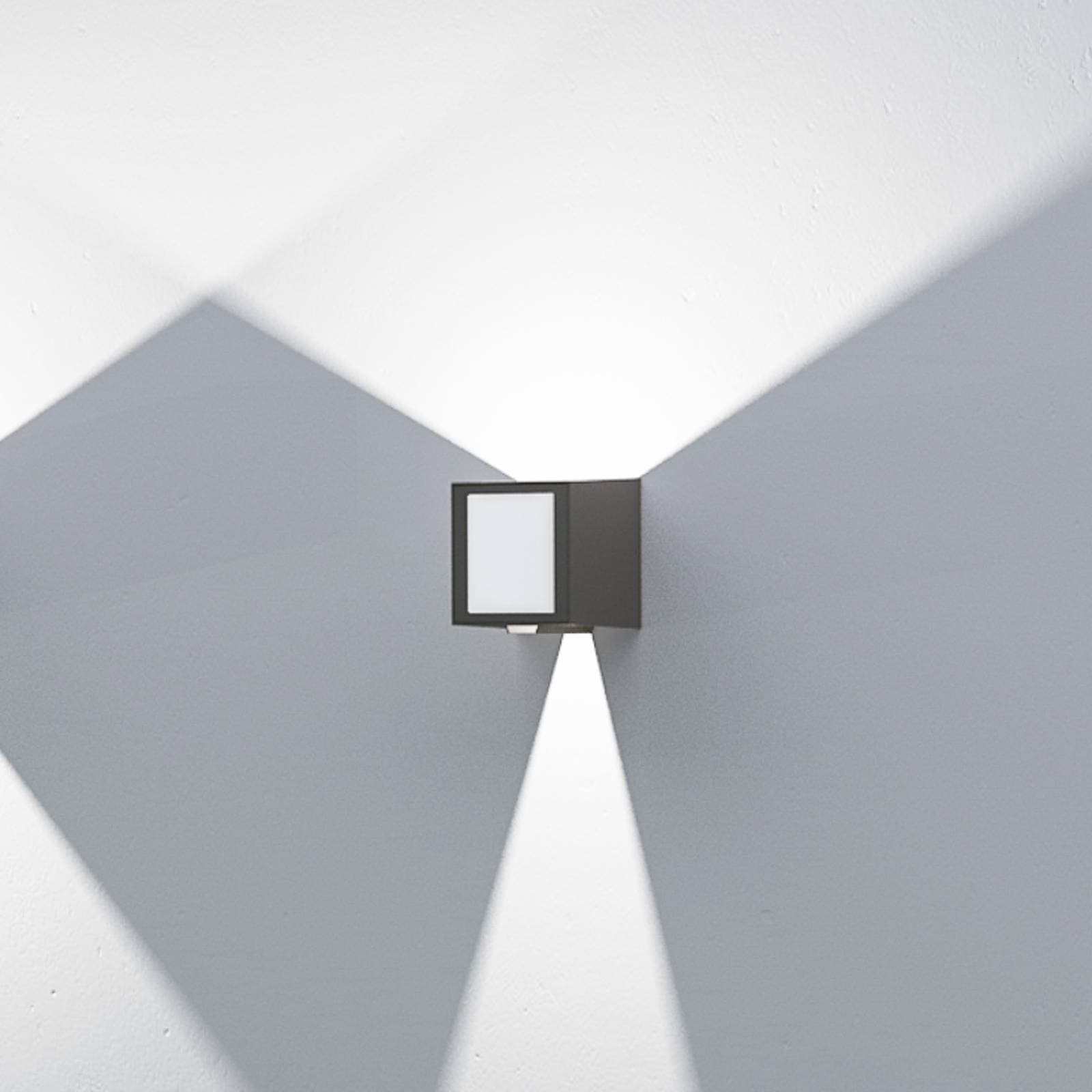 LOOM DESIGN Una LED vonkajšie nástenné svietidlo hore/dole/čelné