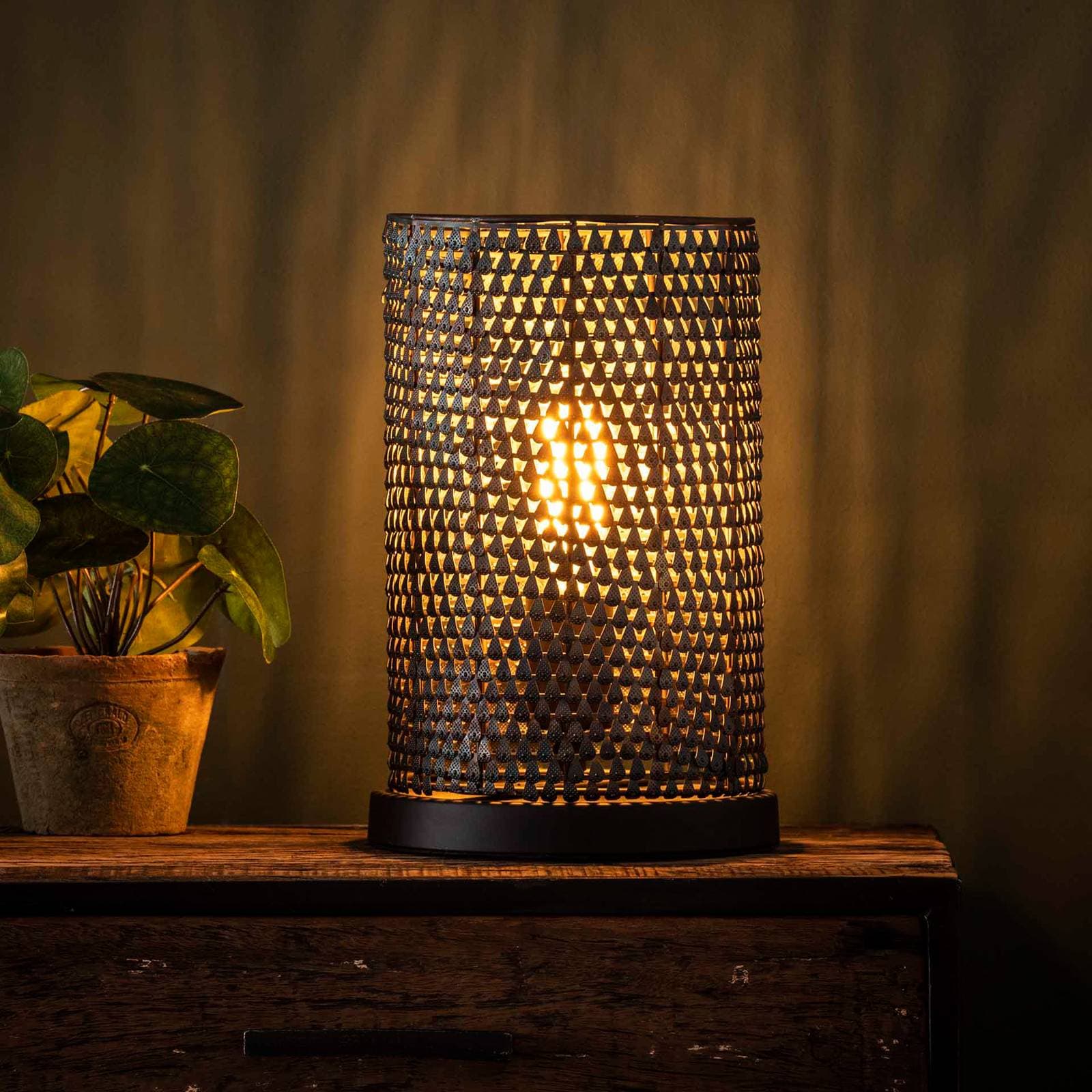 Stolová lampa Luzien, výška 30 cm, 1-plameňová