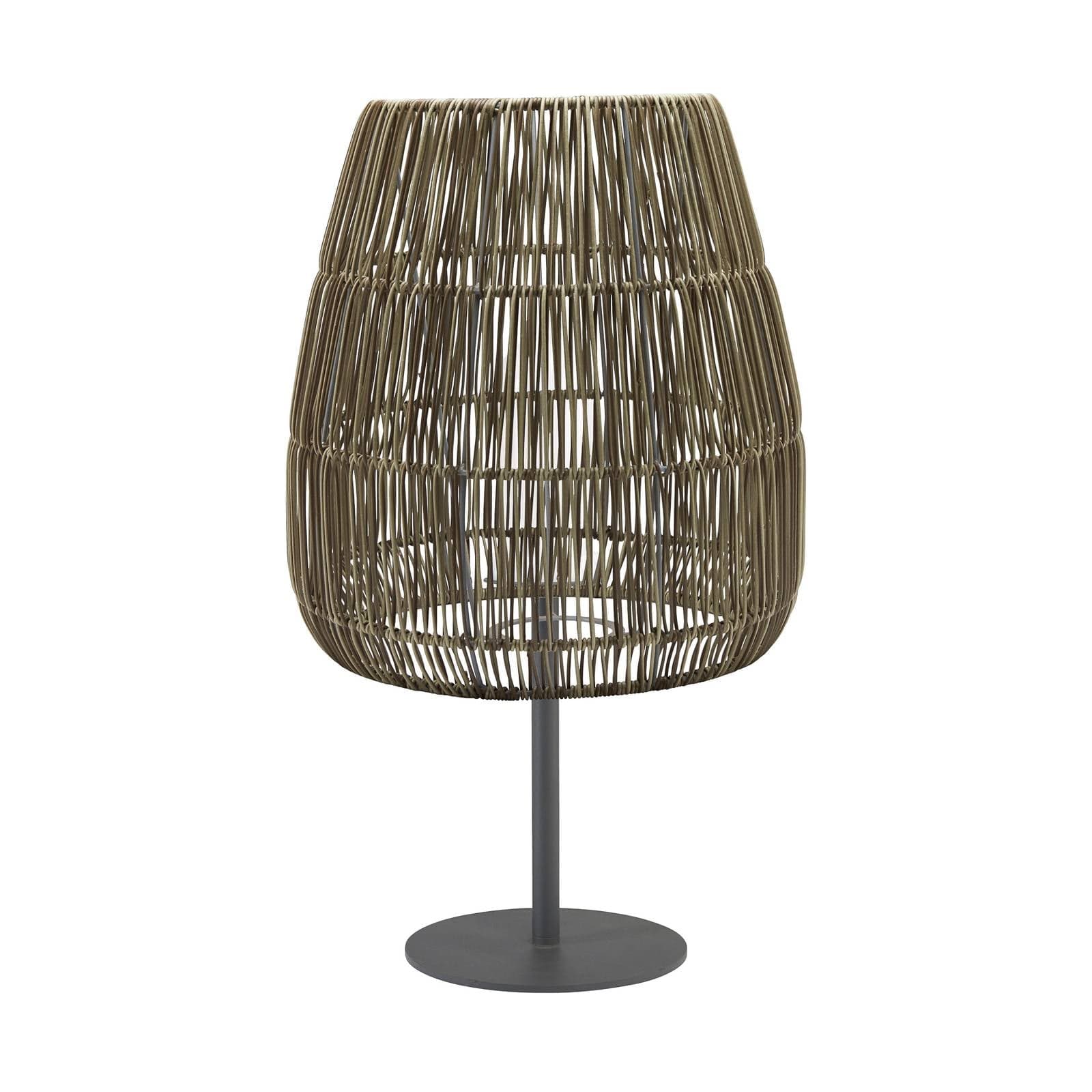PR Home terasová lampa Agnar Saigon, sivá, výška 71 cm