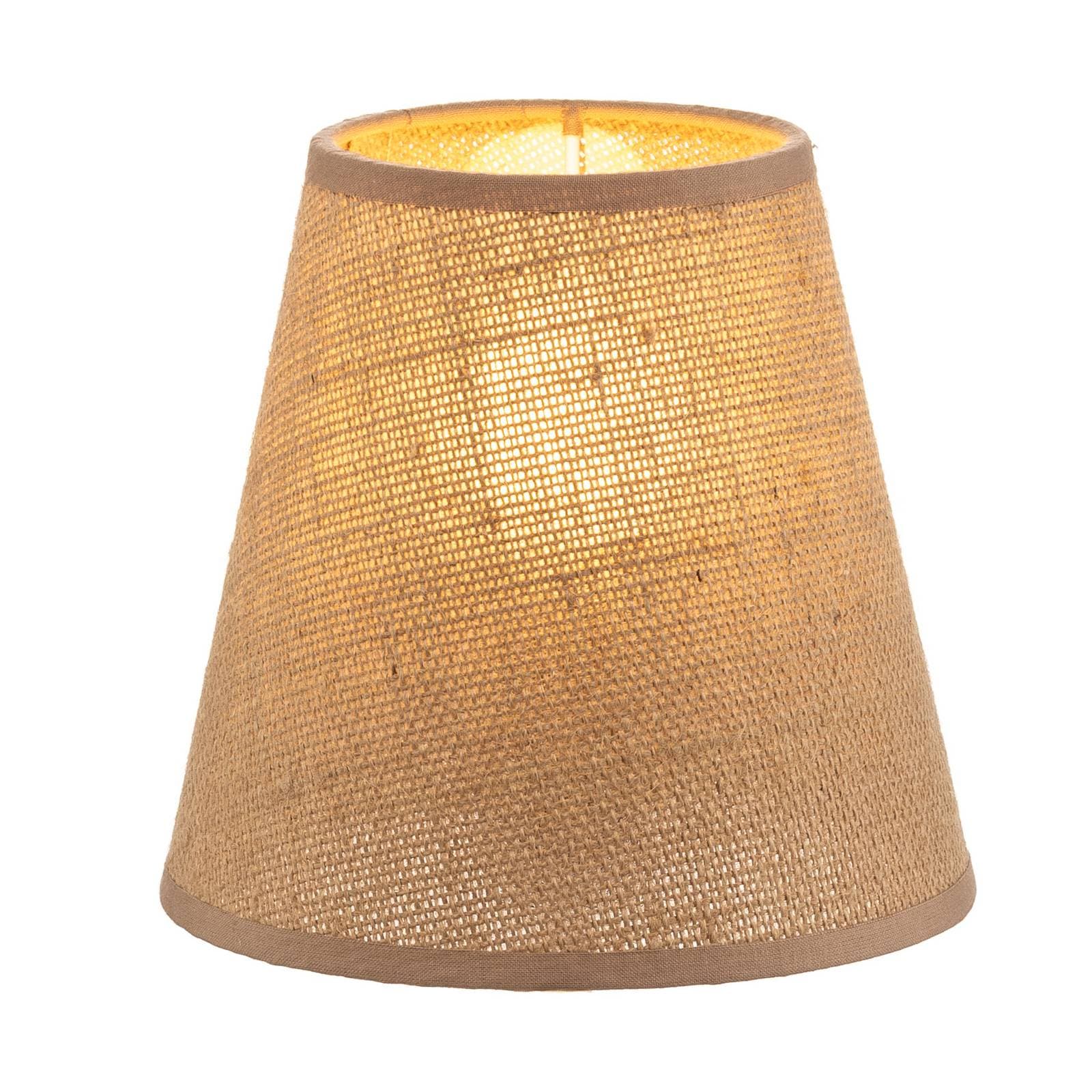 Tienidlo na lampu Cone AB, Ø 15 cm, svetlohnedá