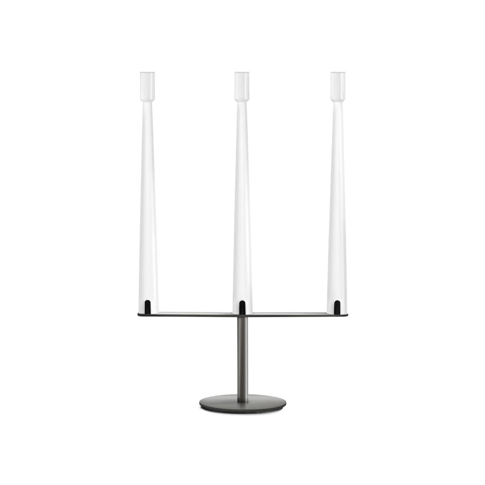Nabíjateľná stolová lampa Nemo Sorrento LED, biela, 3 svetlá, USB
