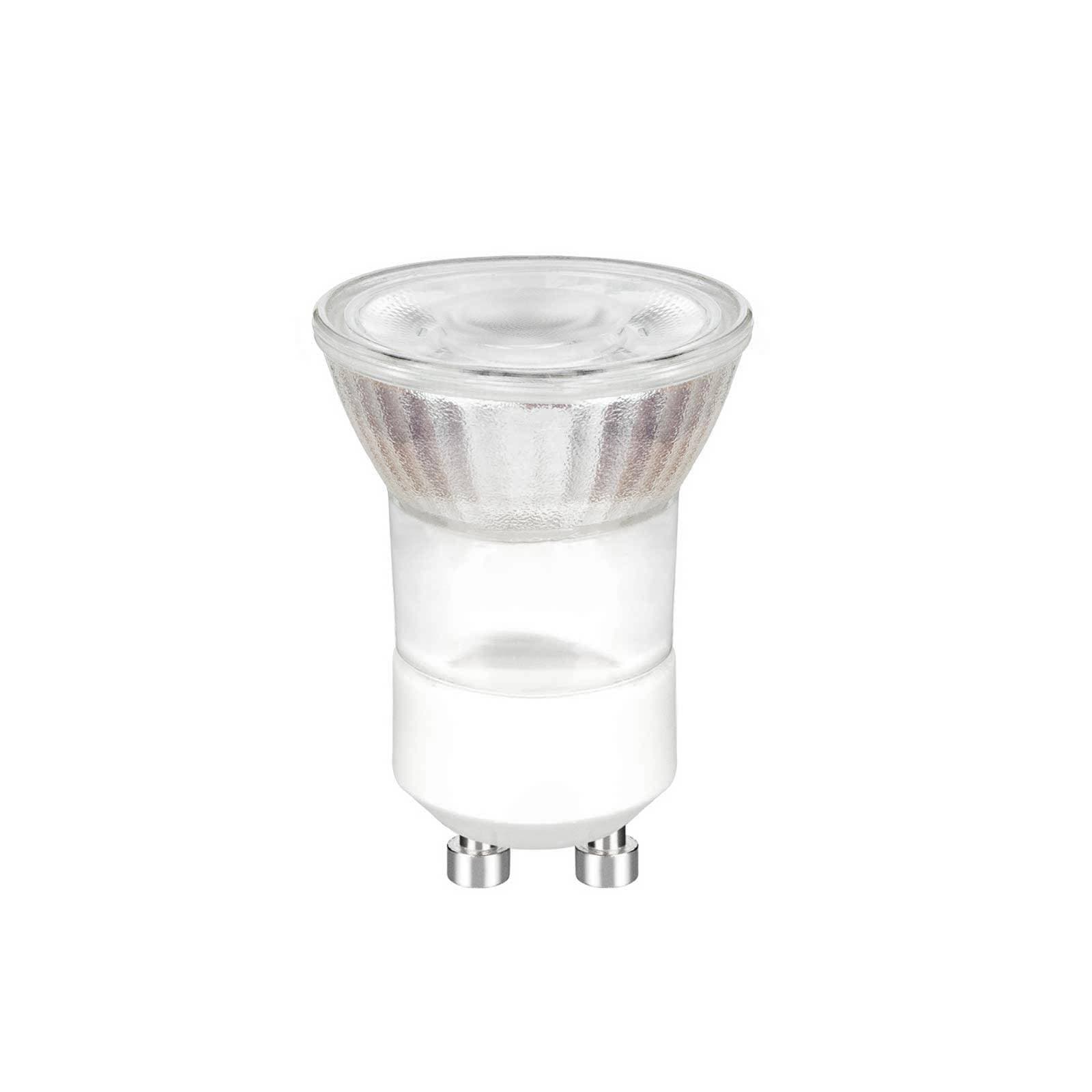 LED žiarovka GU10 3,5 W číra 2 200/2 700 K tlmená Ø 3,5 cm