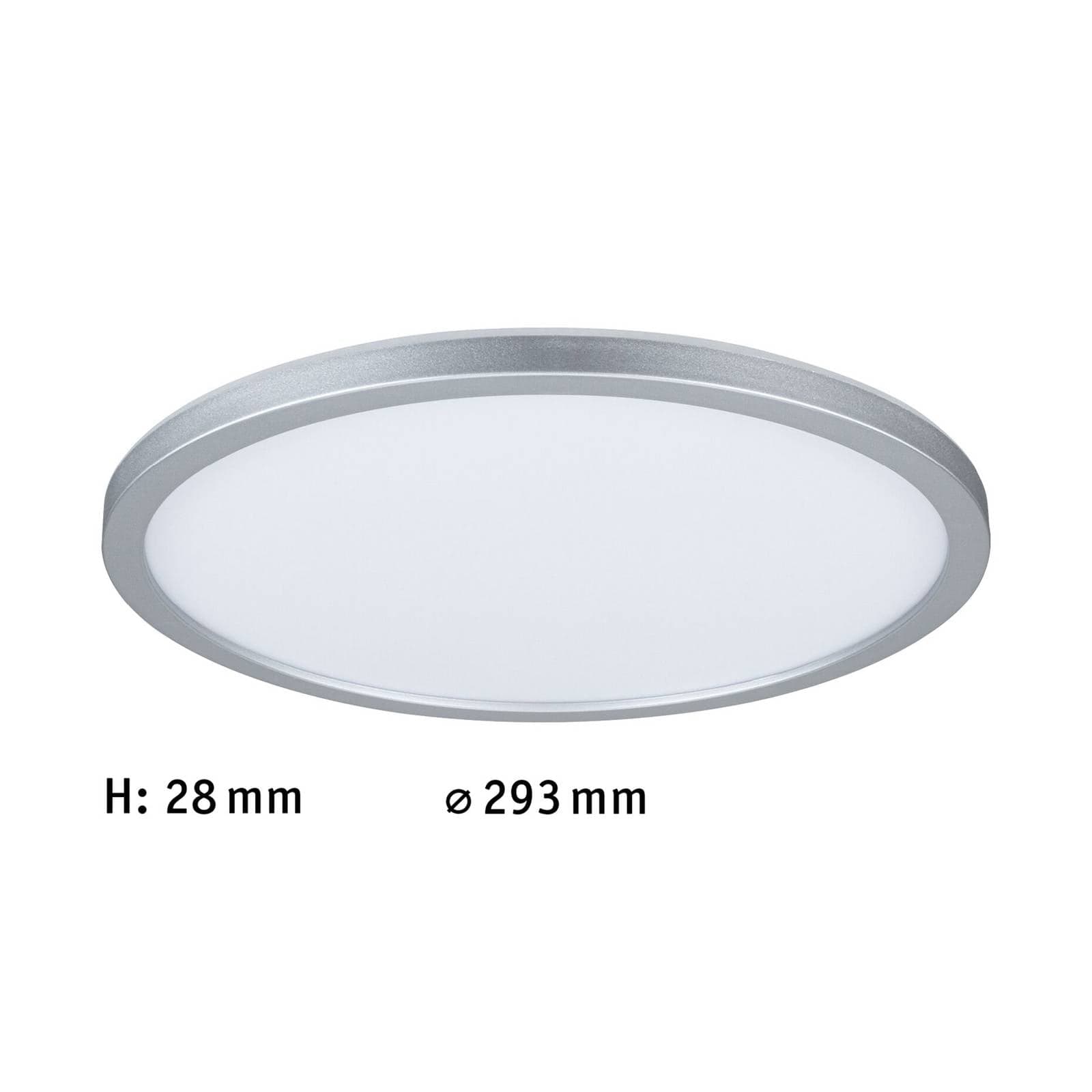 Paulmann Atria Shine Panel on/off chróm 840 Ø29cm