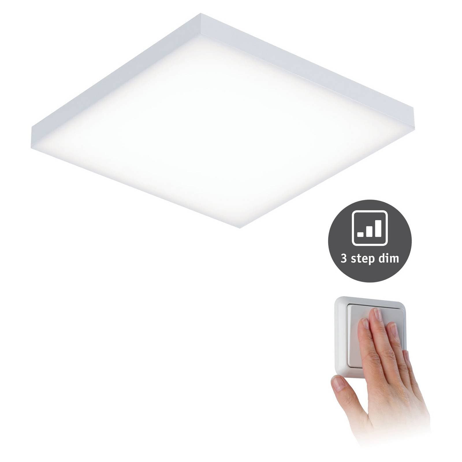 Paulmann Velora LED panel 3-step-dim, 22,5x22,5 cm