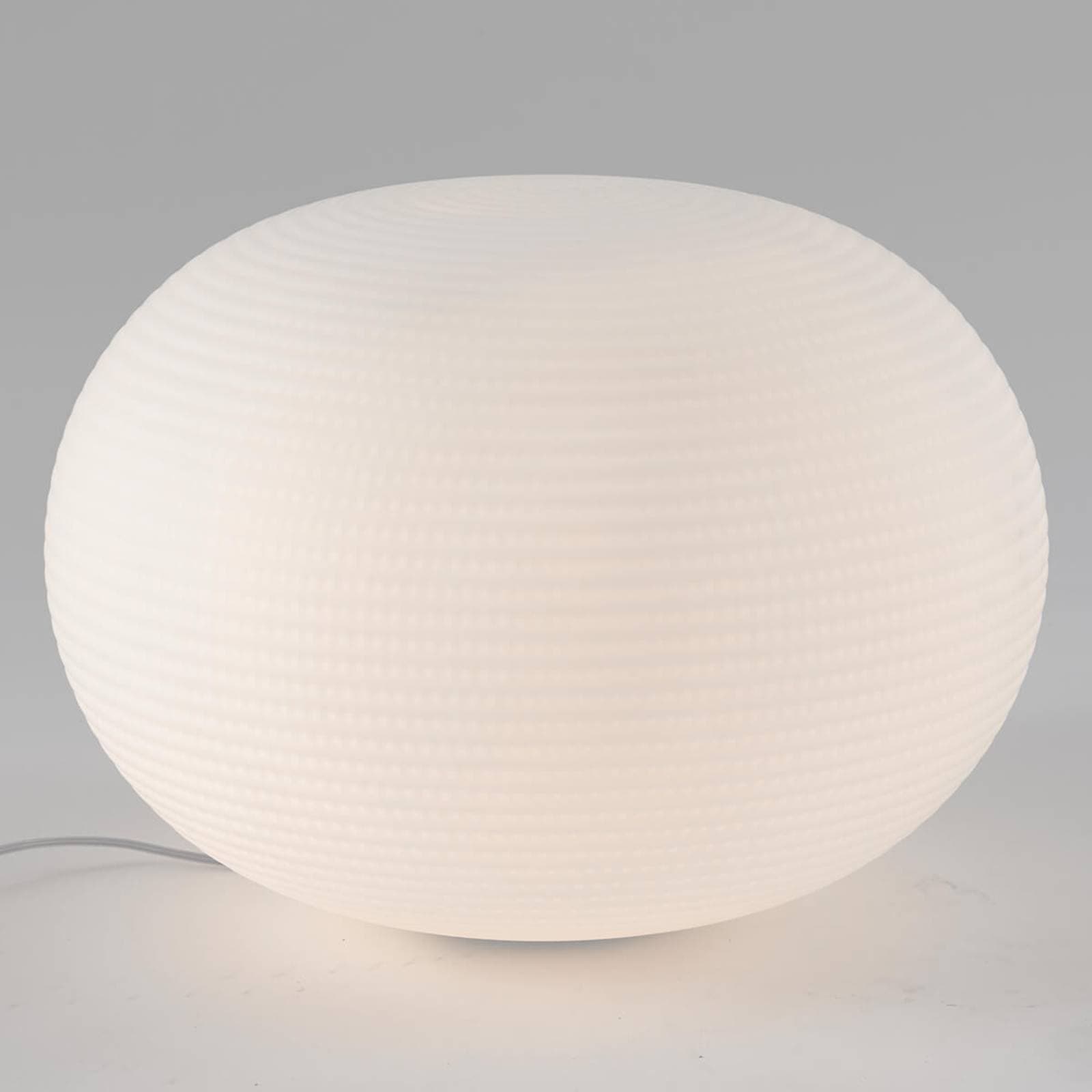 Fontana Arte Bianca sklenená stolná lampa 50 cm