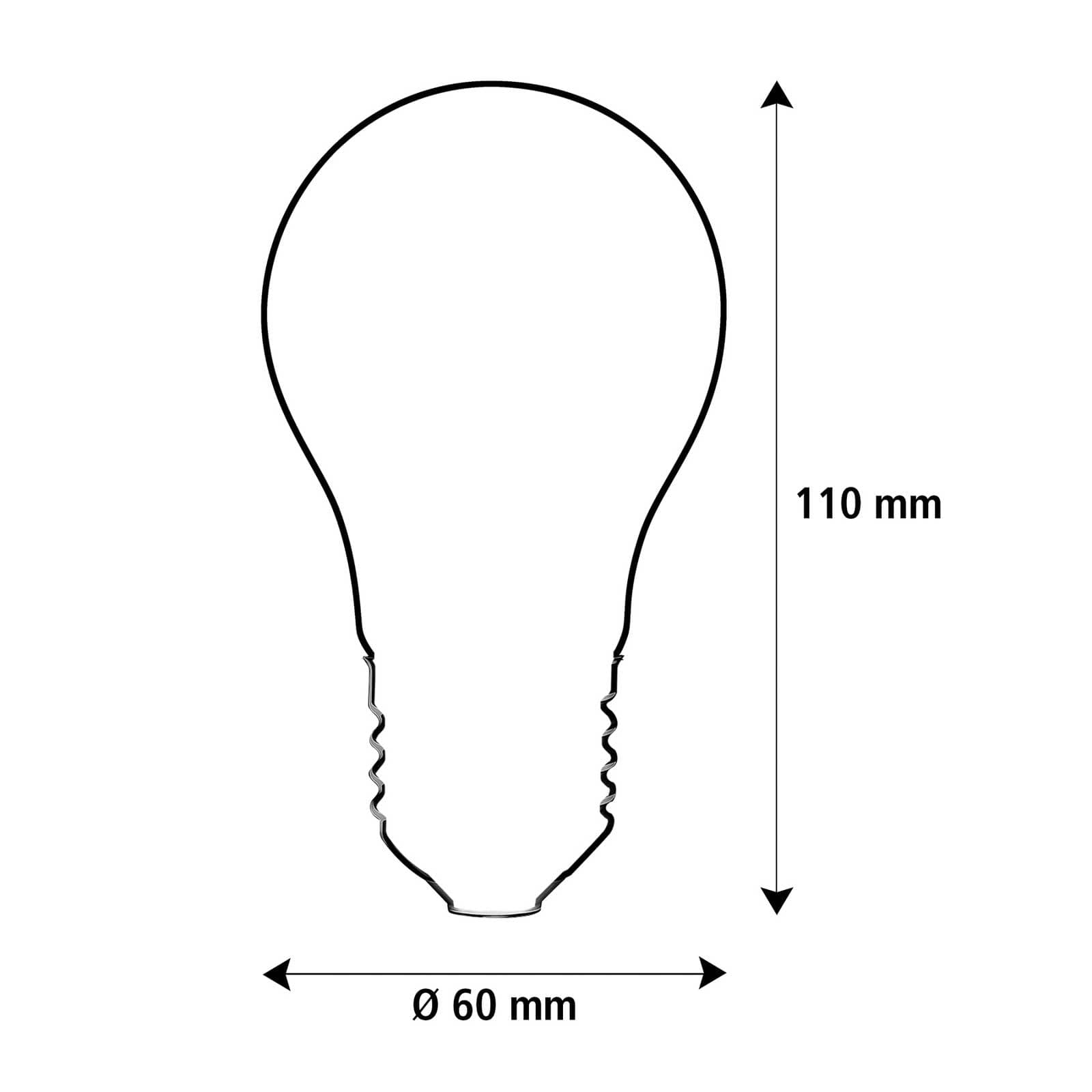 Segula LED Fire Flame Line E27 0,8 W matná žiarovka 1800 K dekoratívna