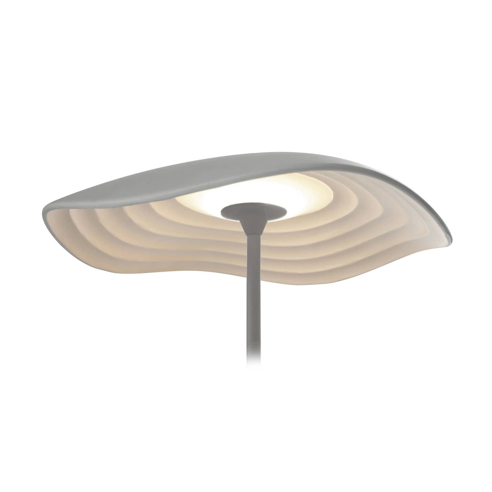 Stolová lampa Bover LED Valentina M/29, sivá/biela