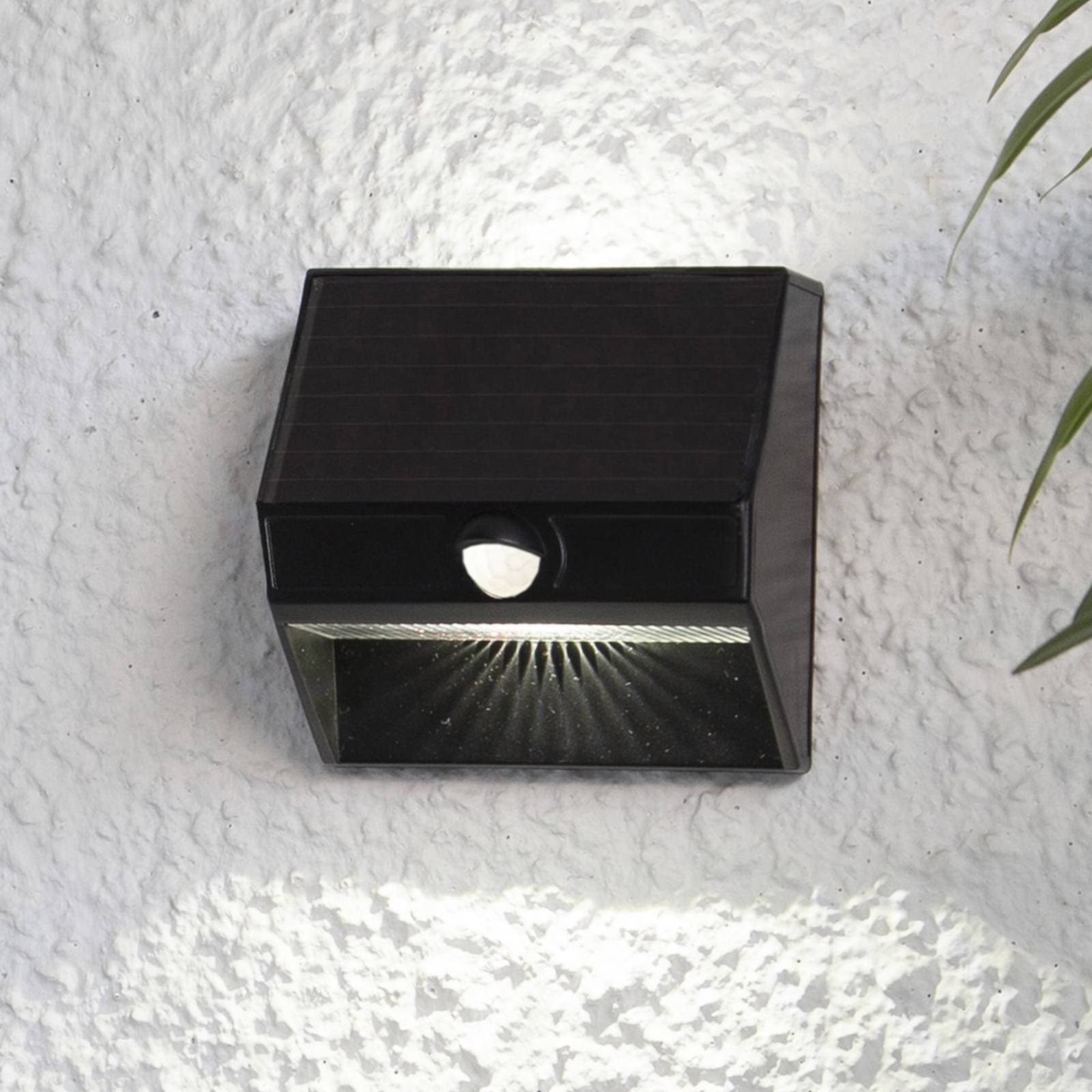 LED solárne nástenné svietidlo Wally s horným a dolným osvetlením