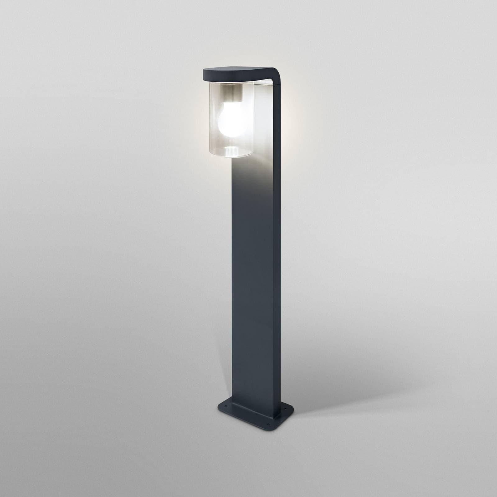 OSRAM chodníkové svetlo ENDURA CLASSIC CASCADE 80 cm tmavošedá/čirá