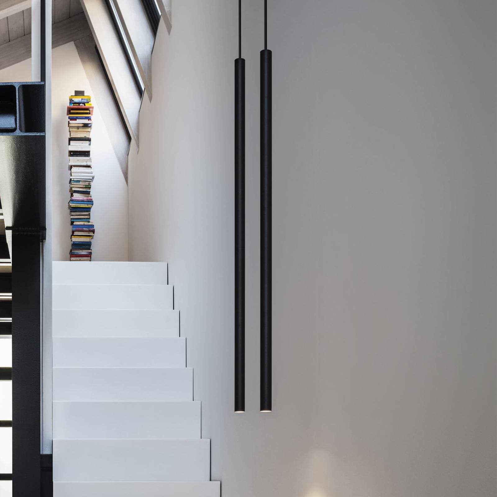 Ideal Lux LED závesné svietidlo Ultrathin Round 100 cm čierne DALI