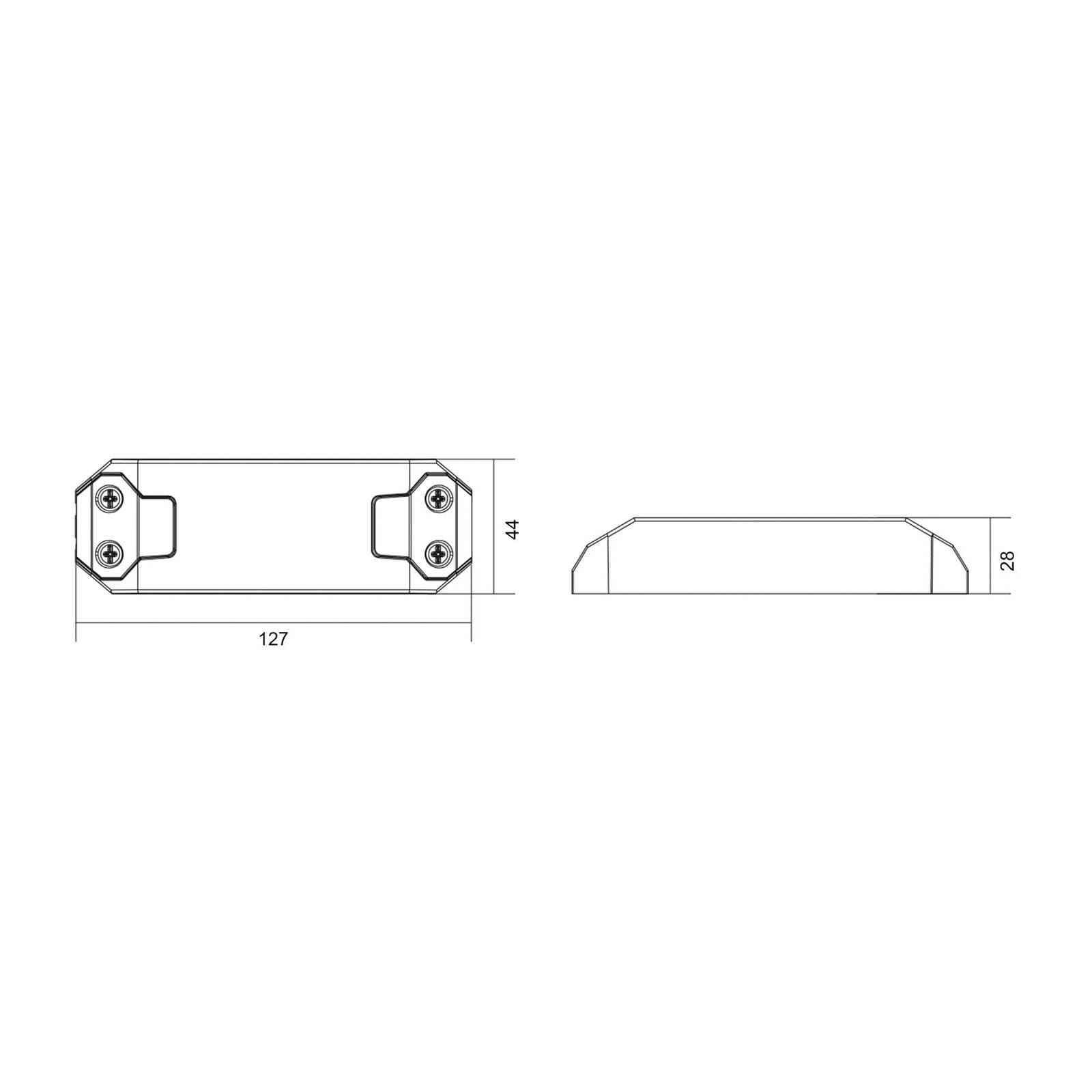 LED ovládač Basic, stmievateľné, CC, D35020UF/20W