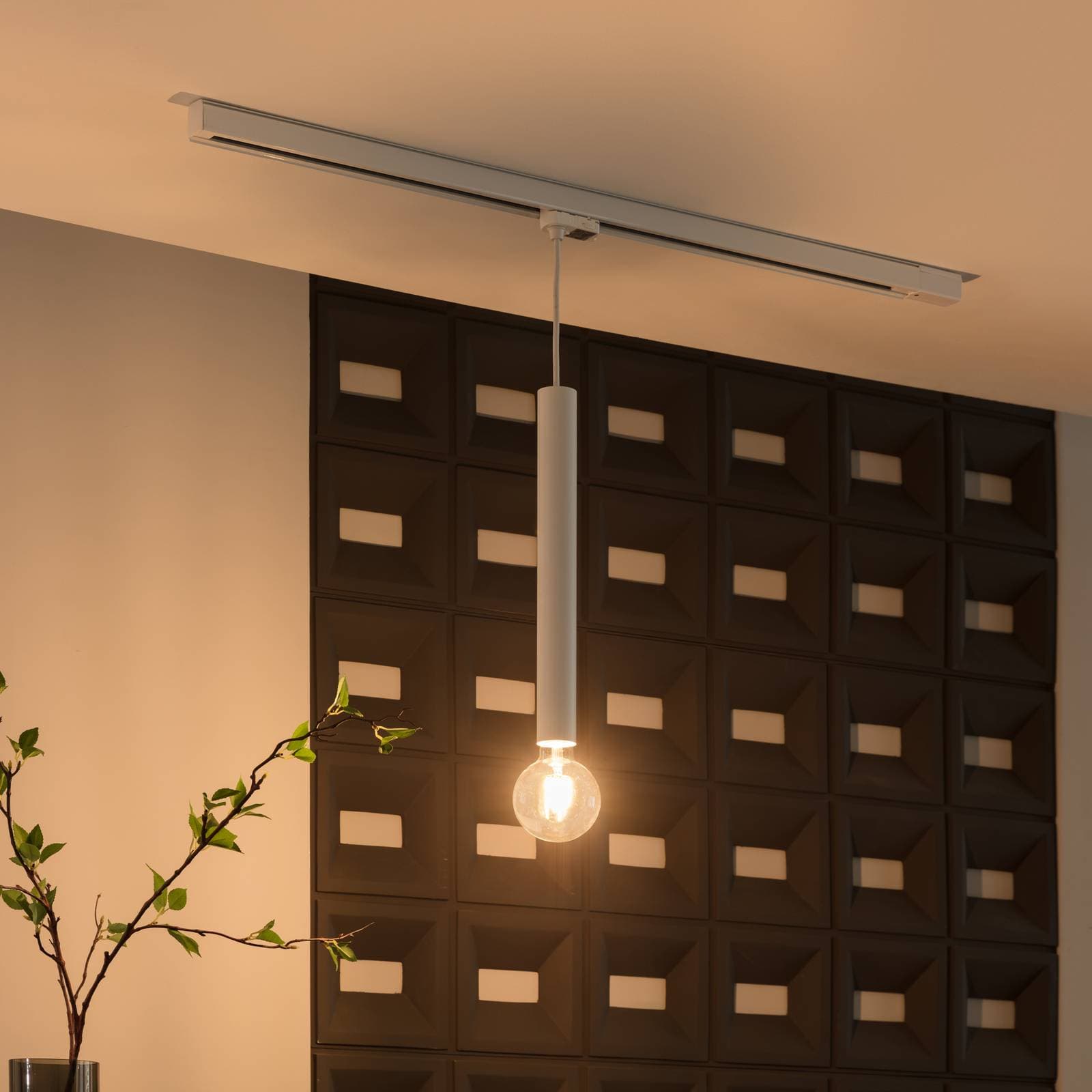 Arcchio Ejona závesné svietidlo biele E27 4/40cm