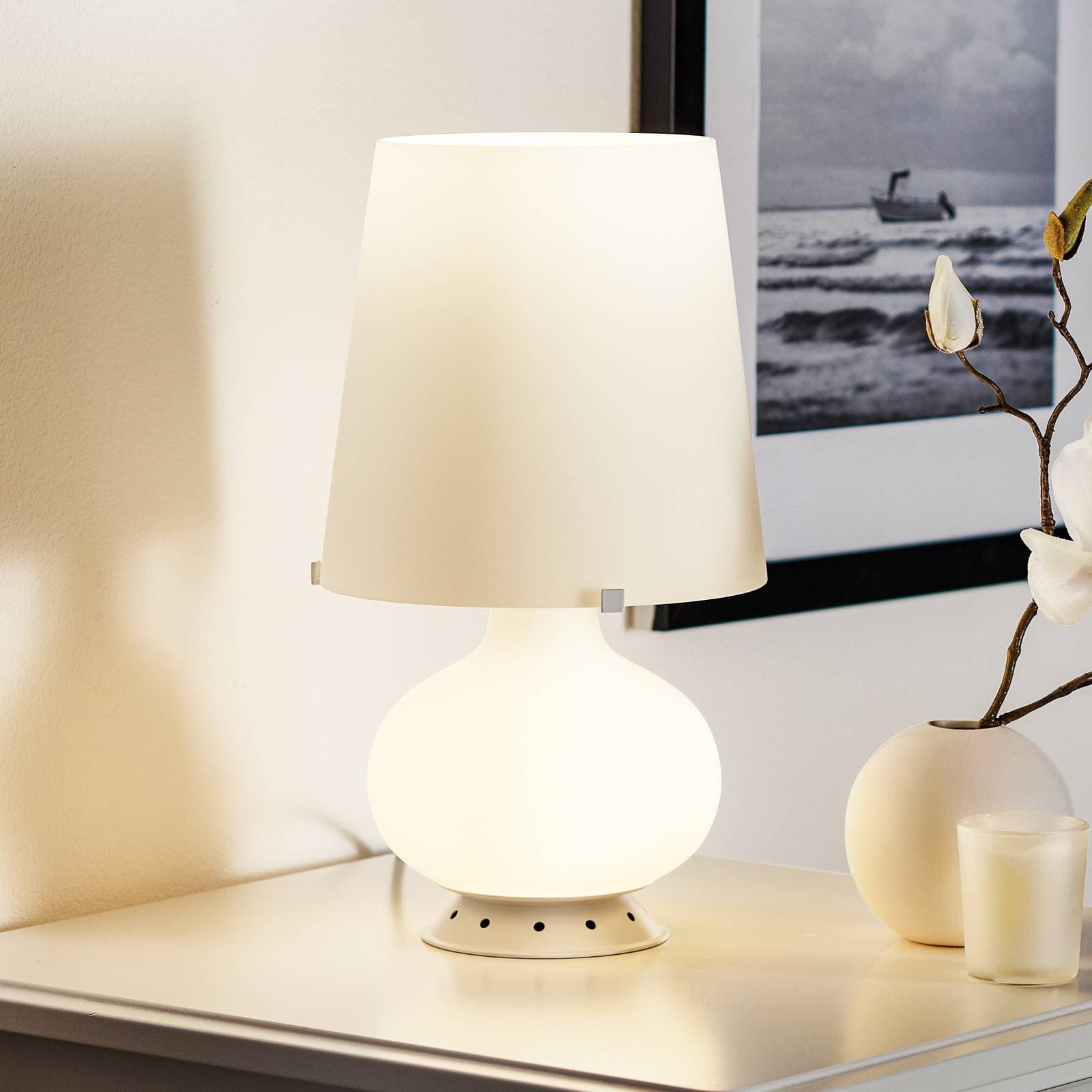 Fontana Arte Fontana – stolná lampa 34 cm