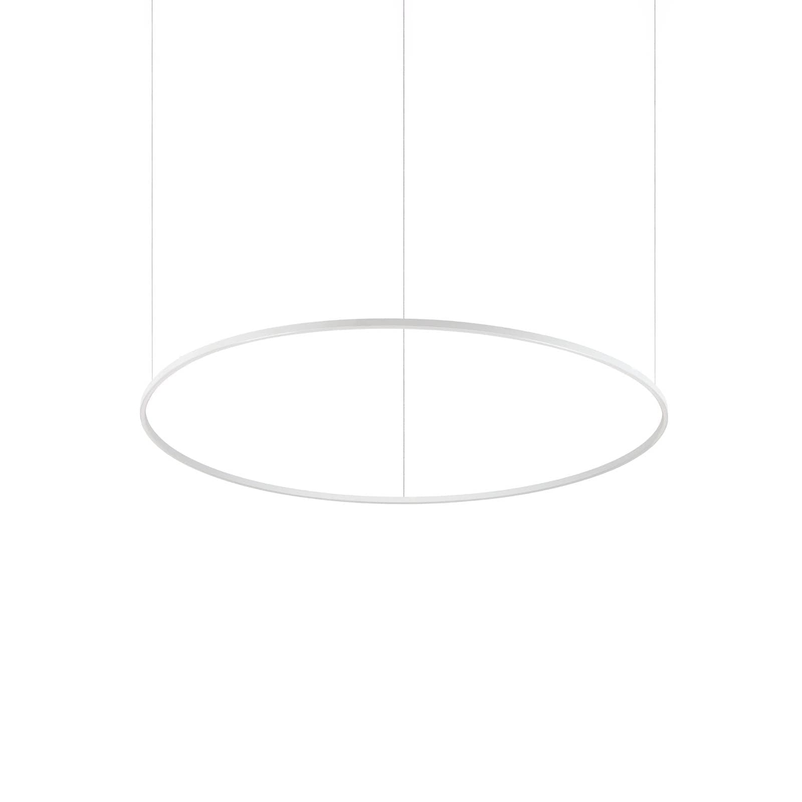 Závesné svietidlo Ideal Lux LED Oracle Slim white 3 000 K Ø 150 cm