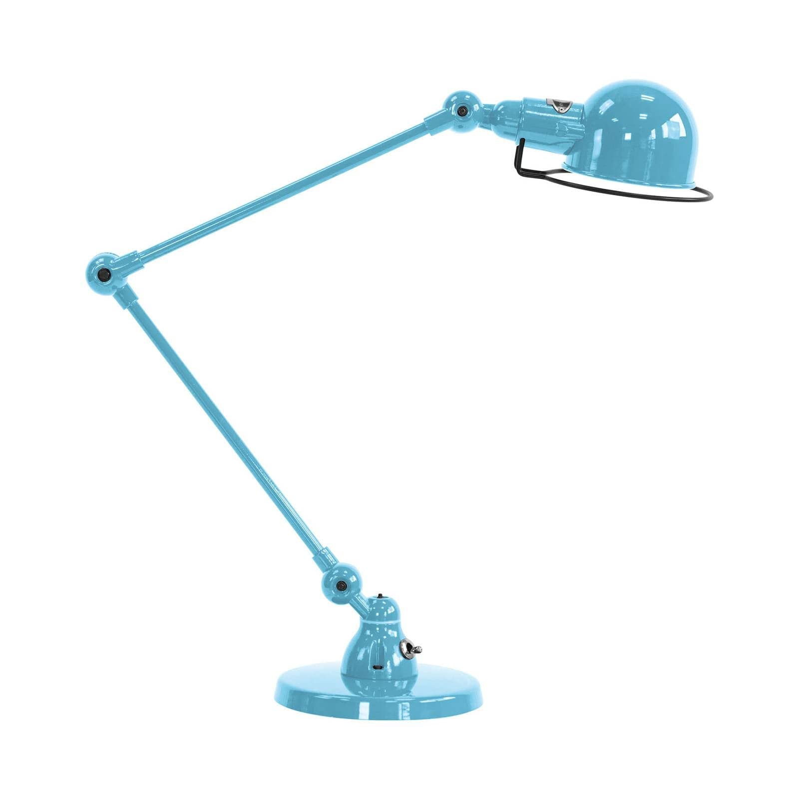 Stolná lampa Jieldé Signal SI333 s podstavcom, modrá