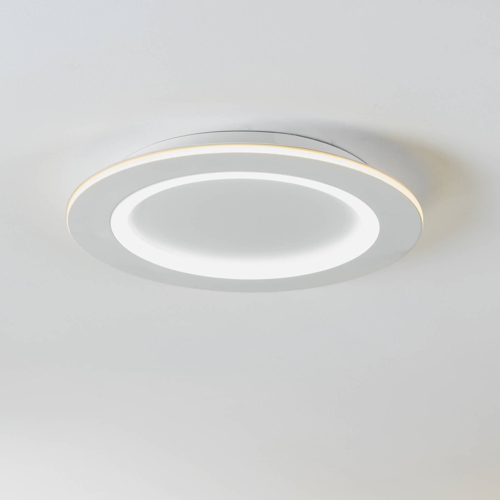 EGLO connect LED stropné svietidlo Padrogiano-Z, Ø 45 cm, biela