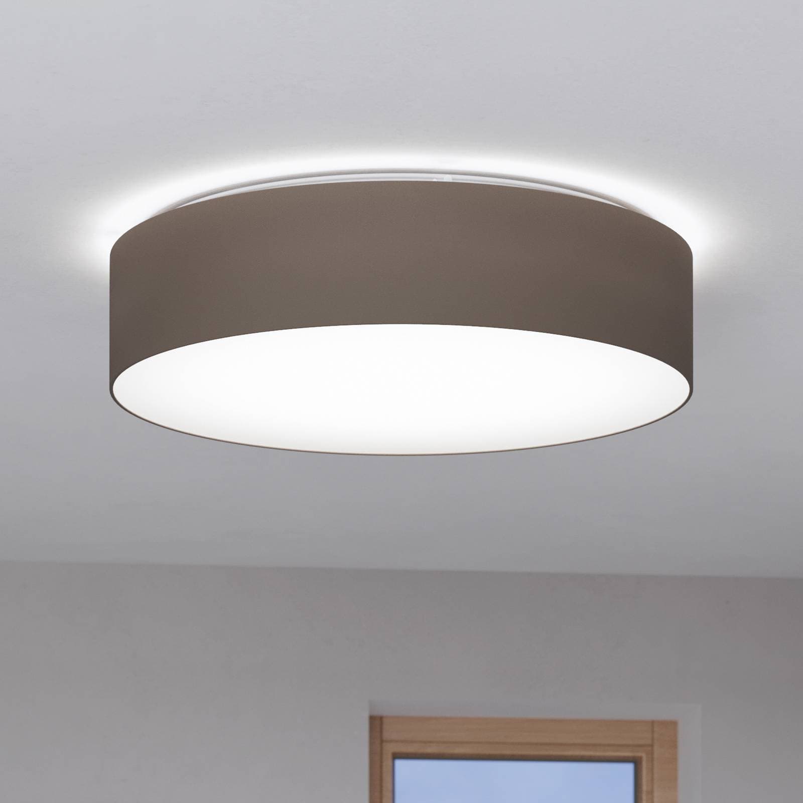 EGLO connect Romao-Z LED svetlo, Ø 57 cm, taupe