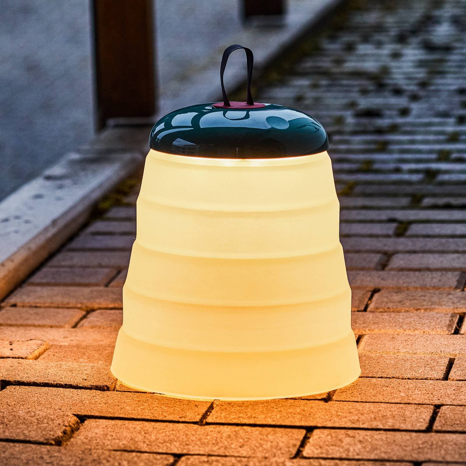 Foscarini Cri Cri LED vonkajšie dekoratívne svietidlo, zelené