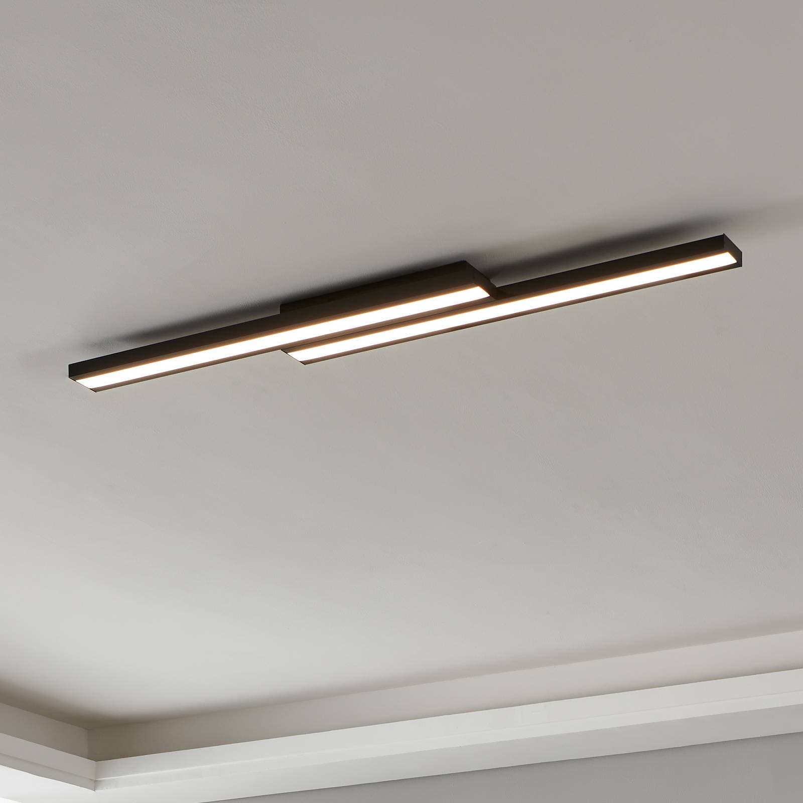 EGLO connect Saliteras-Z stropné LED svetlo čierna