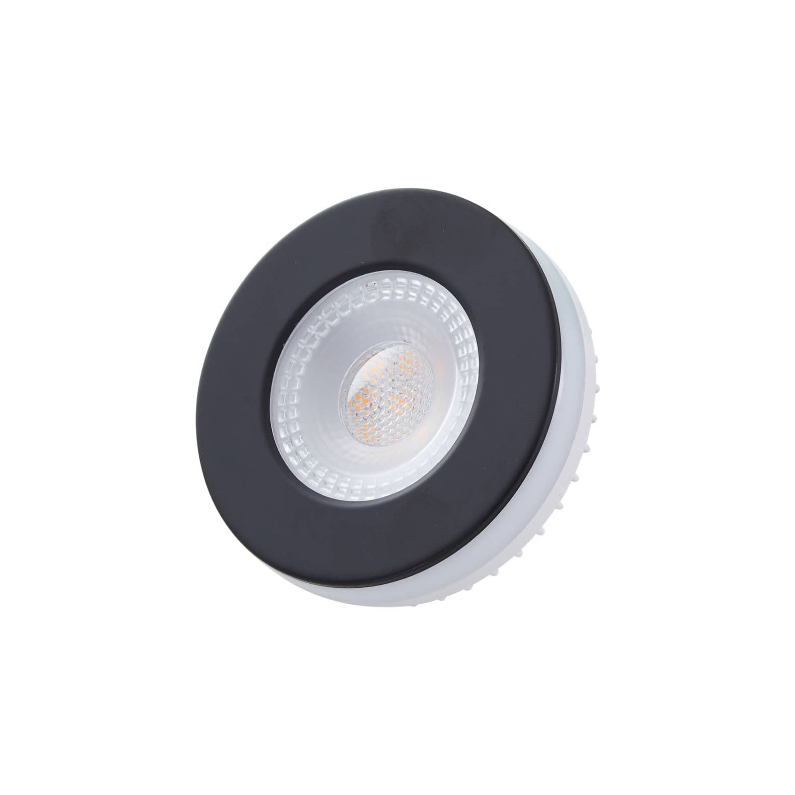 LED žiarovka Lindby, GX53, 4,8 W, čierna, 2 700 K, 7,5 x 3 cm