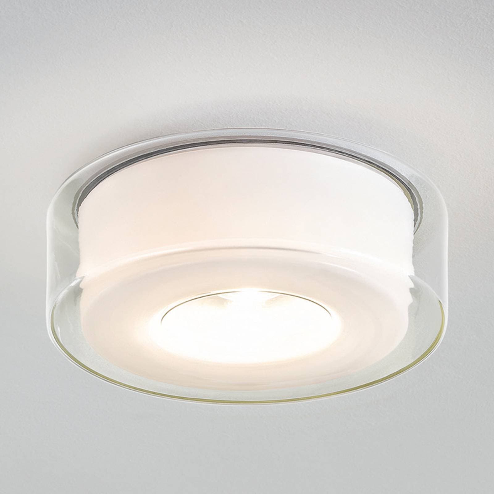 serien.lighting Curling M stropné číra/opál 2700K