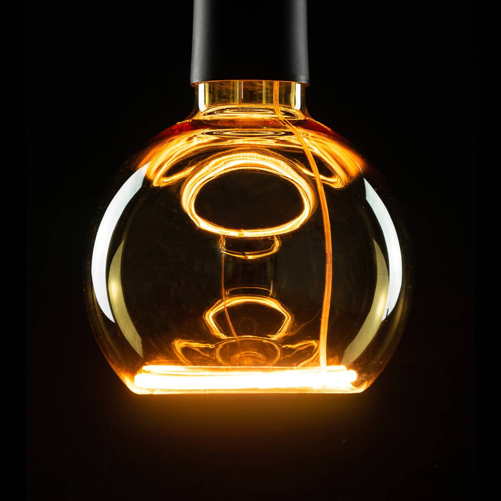 SEGULA LED plávajúca guľa G125 E27 4W zlatá 922 dim