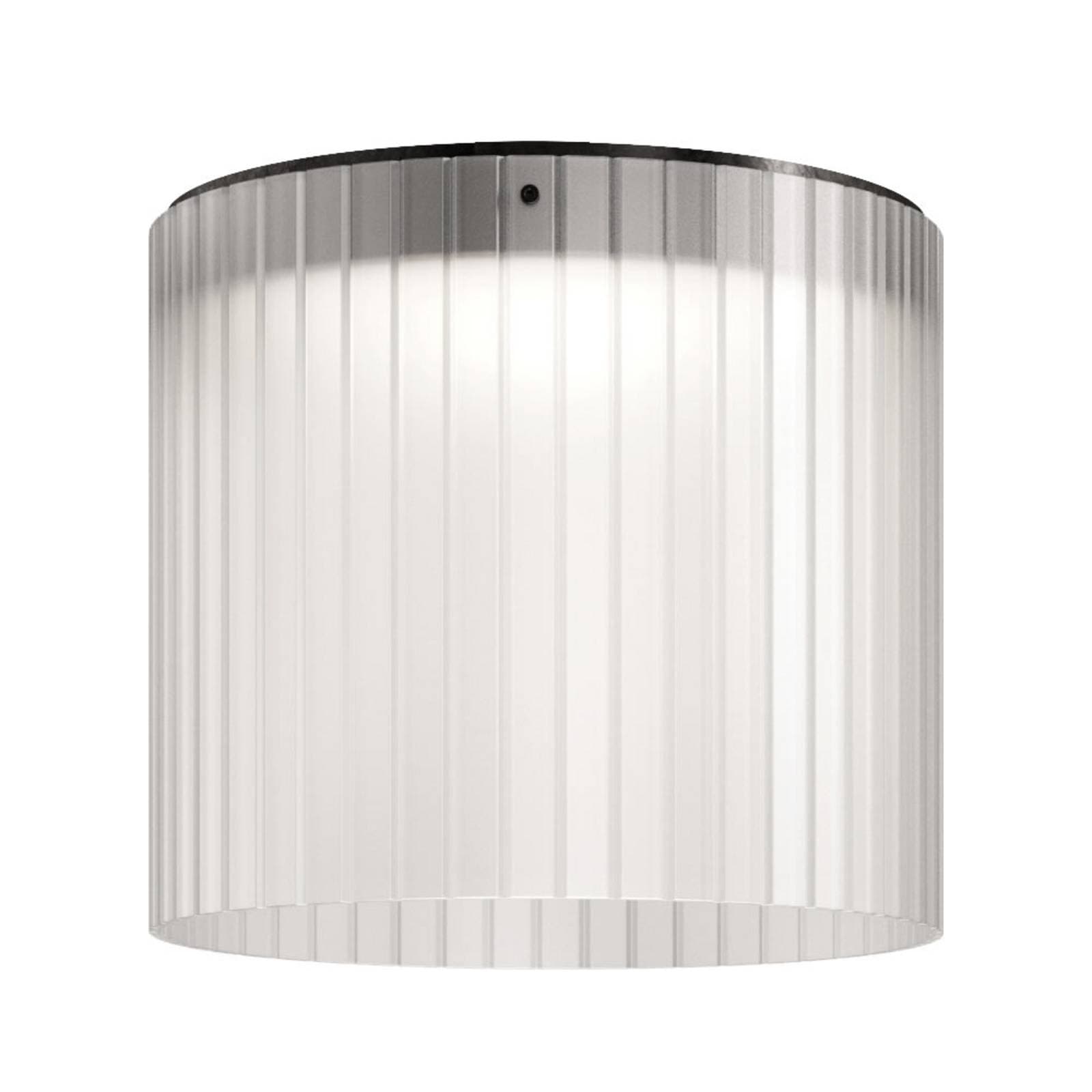 kdln Stropné LED svetlo Giass, biele, Ø 40 cm