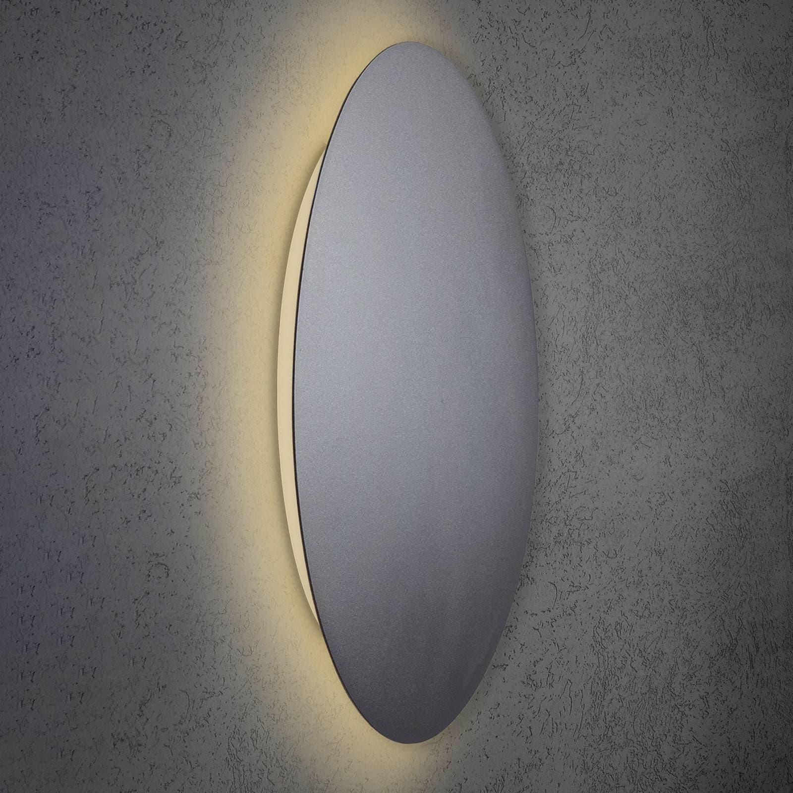 Escale Blade LED nástenné svietidlo antracit Ø 79 cm