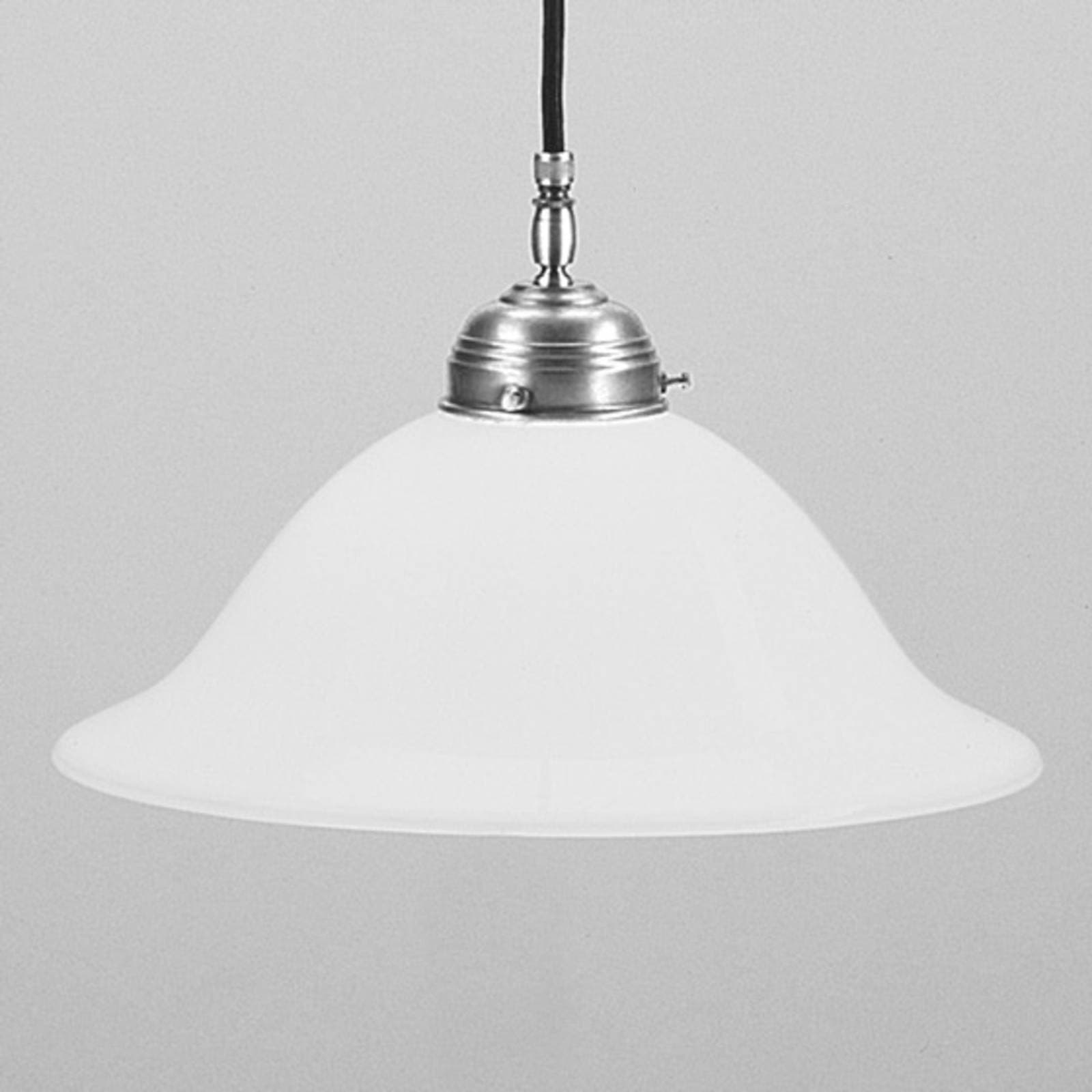 Závesná lampa Anja nikel matný