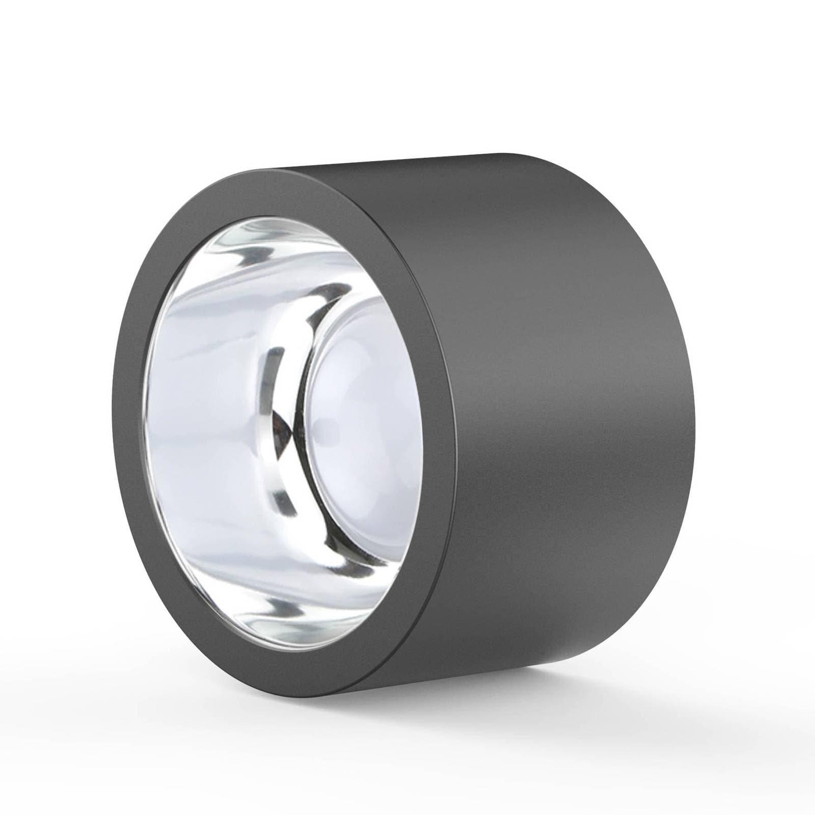 Stropné LED svietidlo ALG54, Ø 12,9 cm antracitová